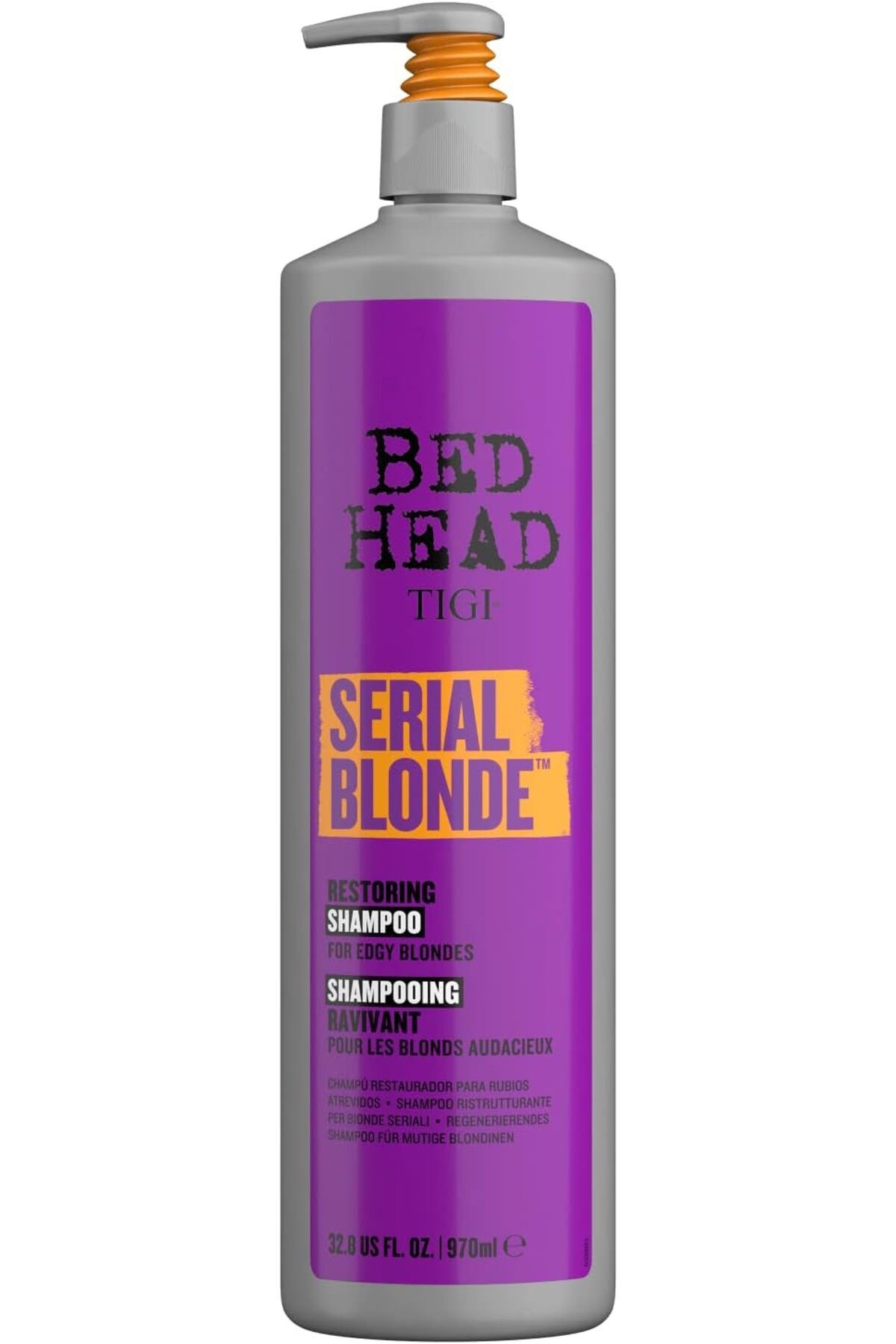 Tigi Bed Head Serial Blond Sarı Saçlar için Onarıcı Şampuan 970 ml