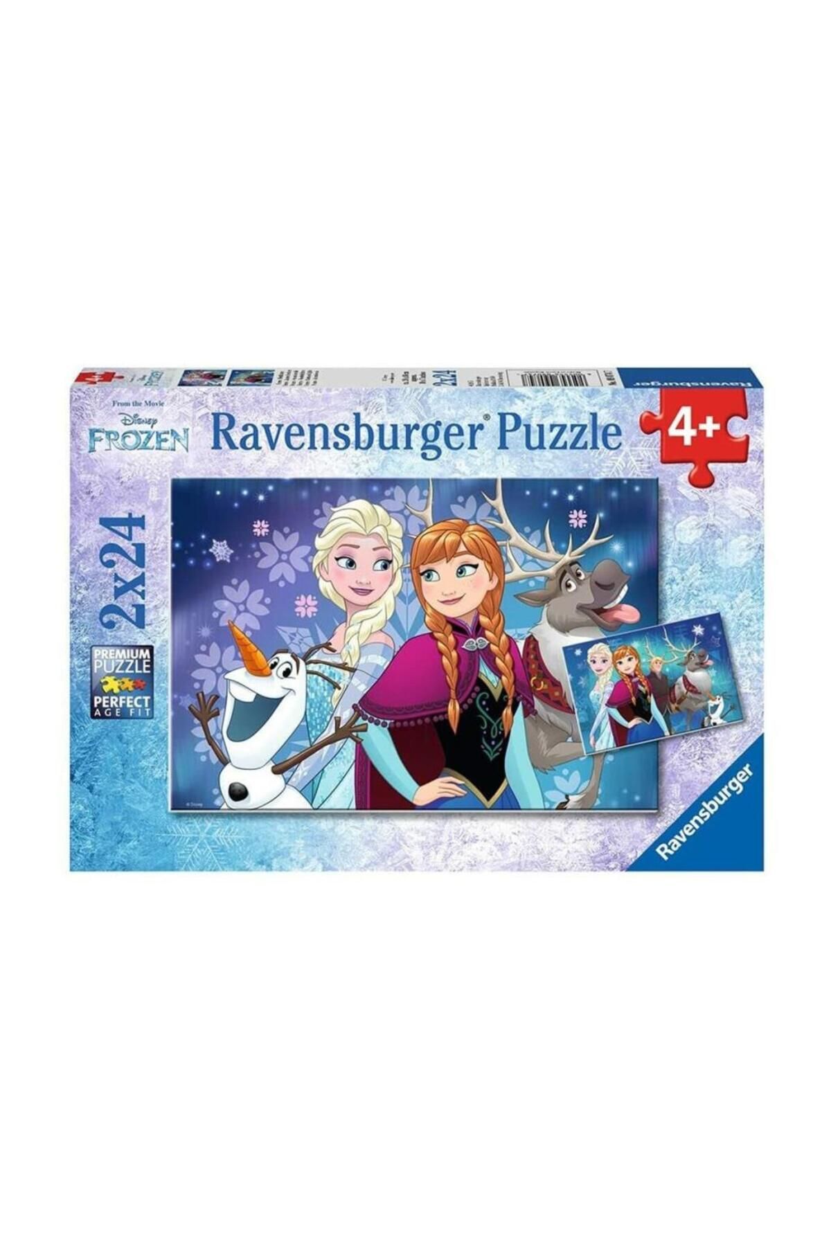 NW NessiWorld Nessiworld 90747 Disney Frozen Kuzey Işıkları 2x24 parça Ravensburger Puzzle