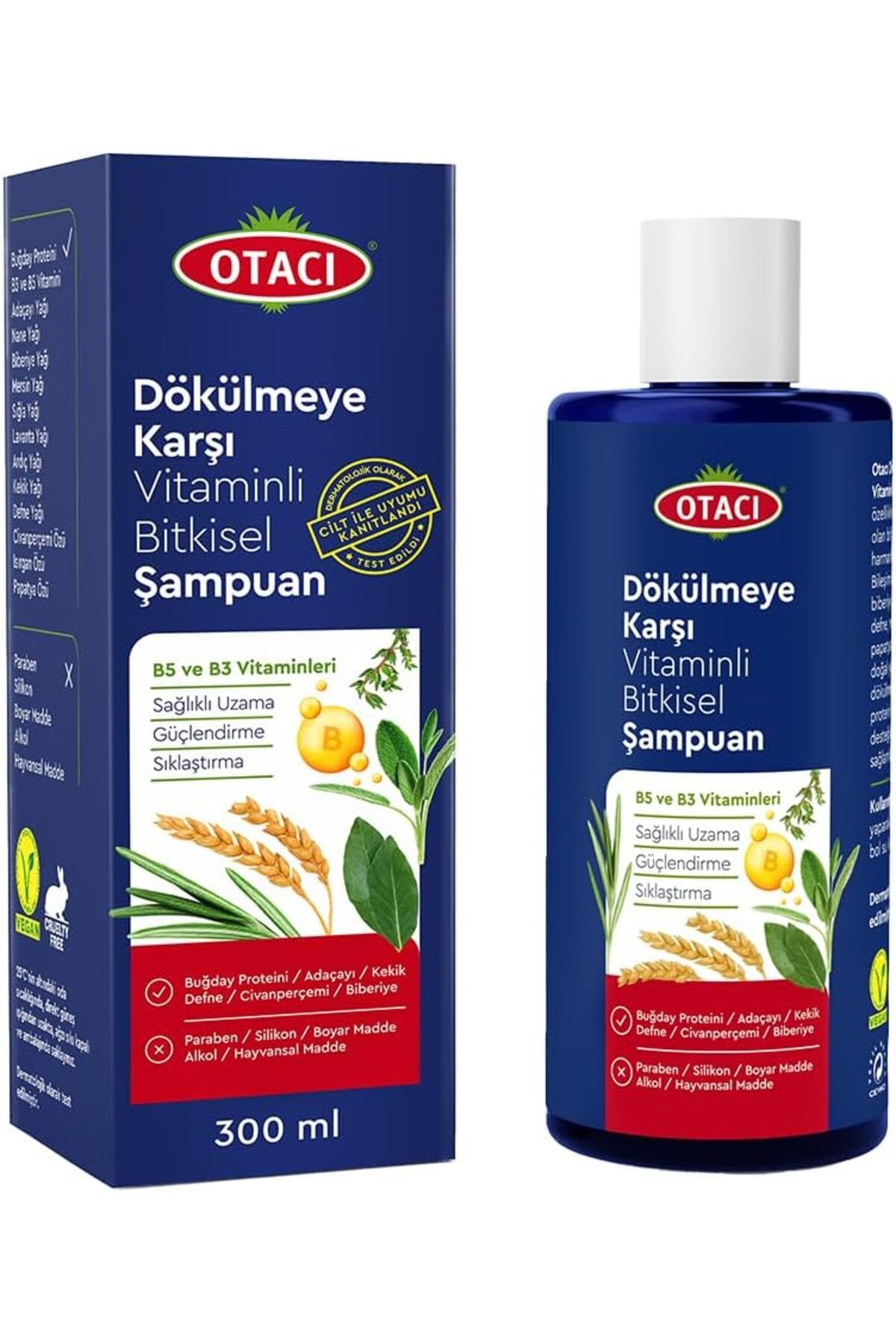 Otacı Otacı Dökülmeye Karşı Vitaminli Bitkisel Şampuan