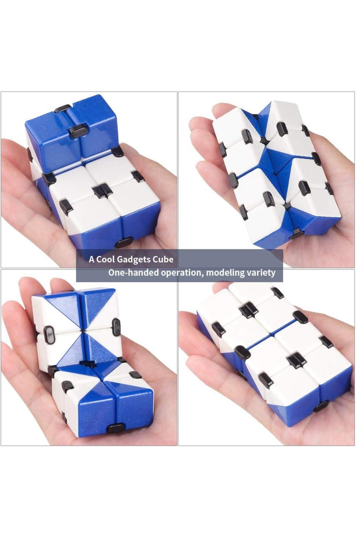 کیوب بی‌نهایت رنگارنگ، کیوب ابدیت، کیوب جادویی، مکعب استرس‌شکن فیدجت، اسباب‌بازی تسکین‌دهنده استرس، ۱ عدد