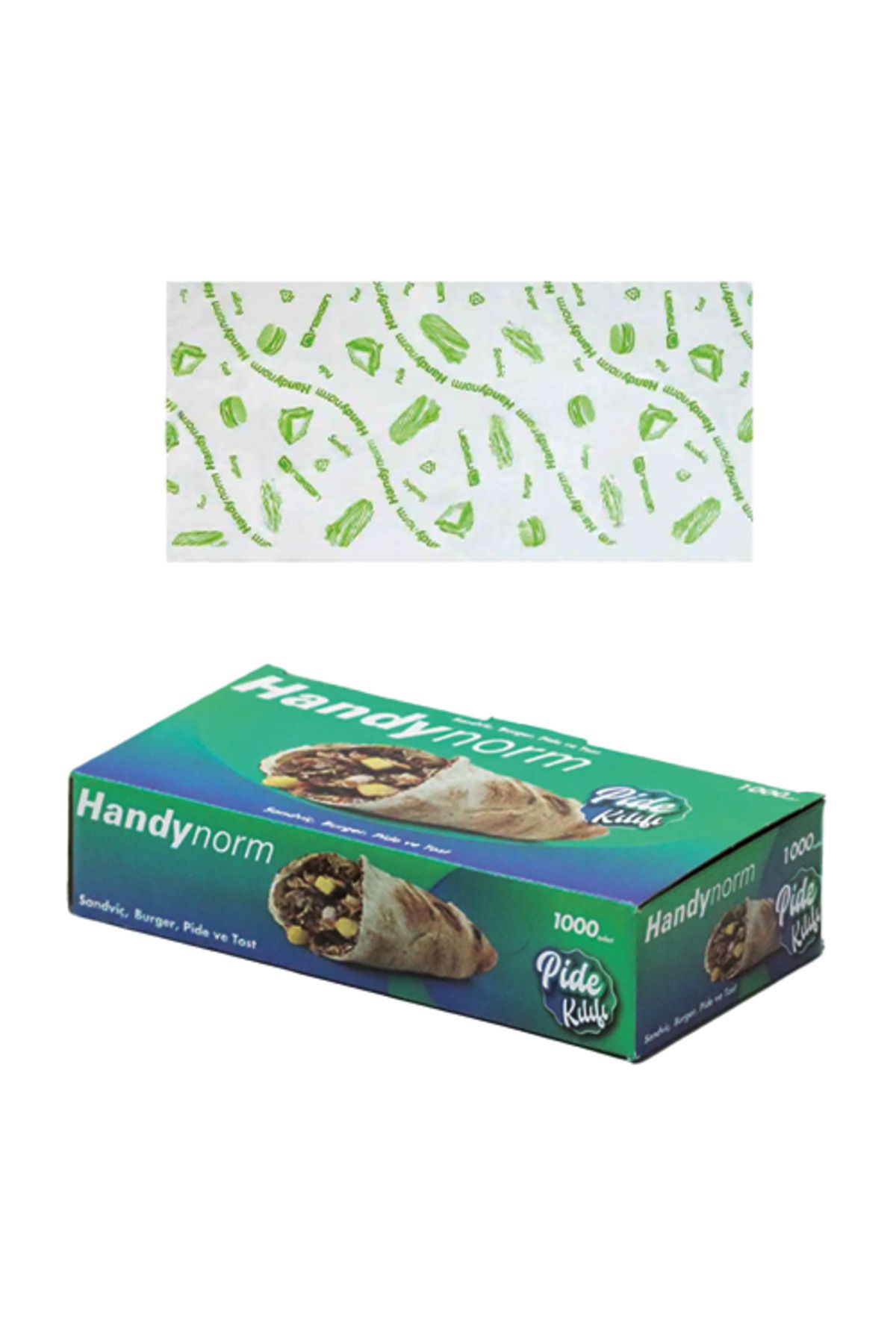 KOLİTÜRK 12*24,5 Handynorm Pi̇de Tost Sandvi̇ç Poşeti̇ 6*1000=6.000 Adet Koli