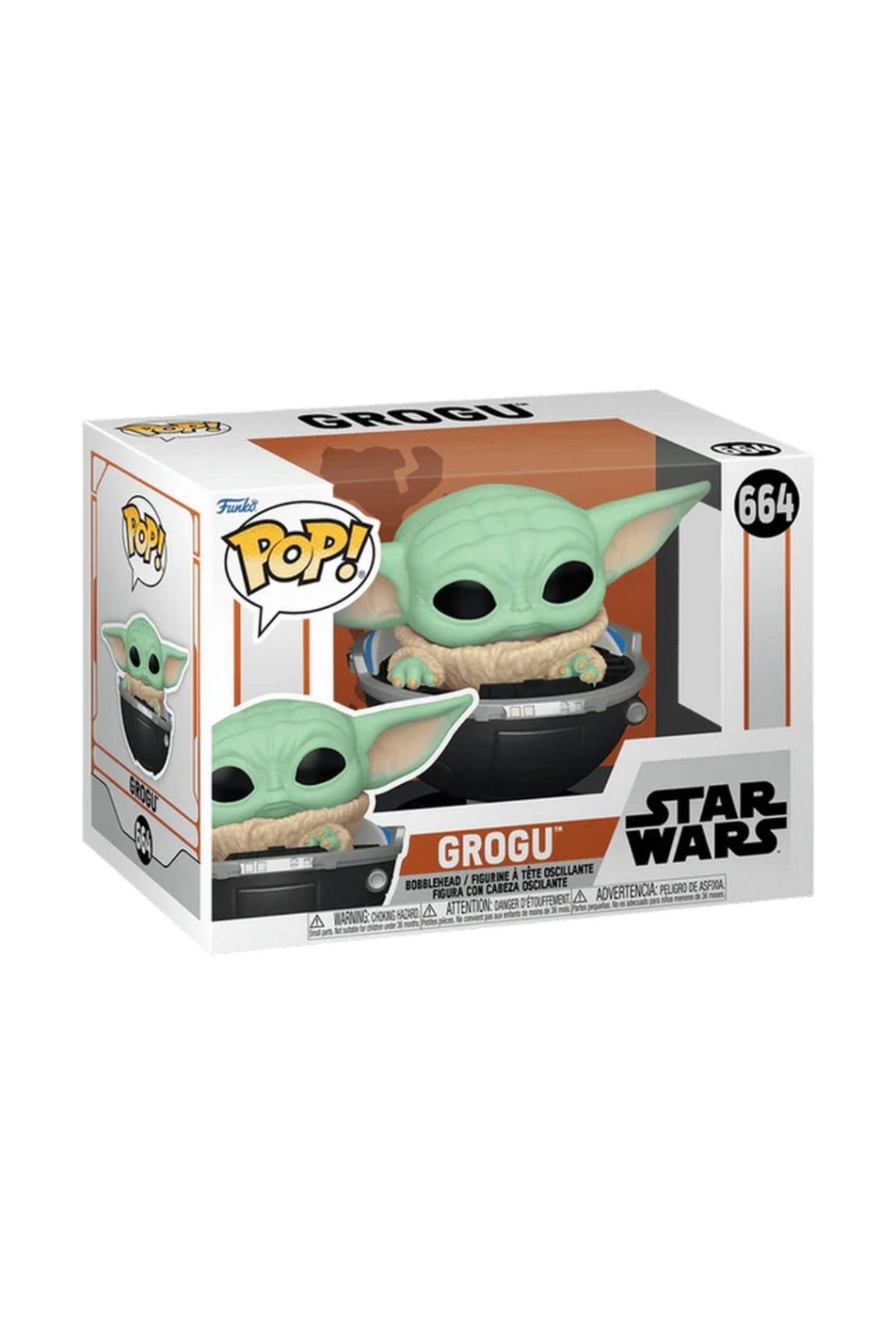 NW NessiWorld Nessiworld Funko POP Star Wars: Mandalorian – Grogu w/Prama
