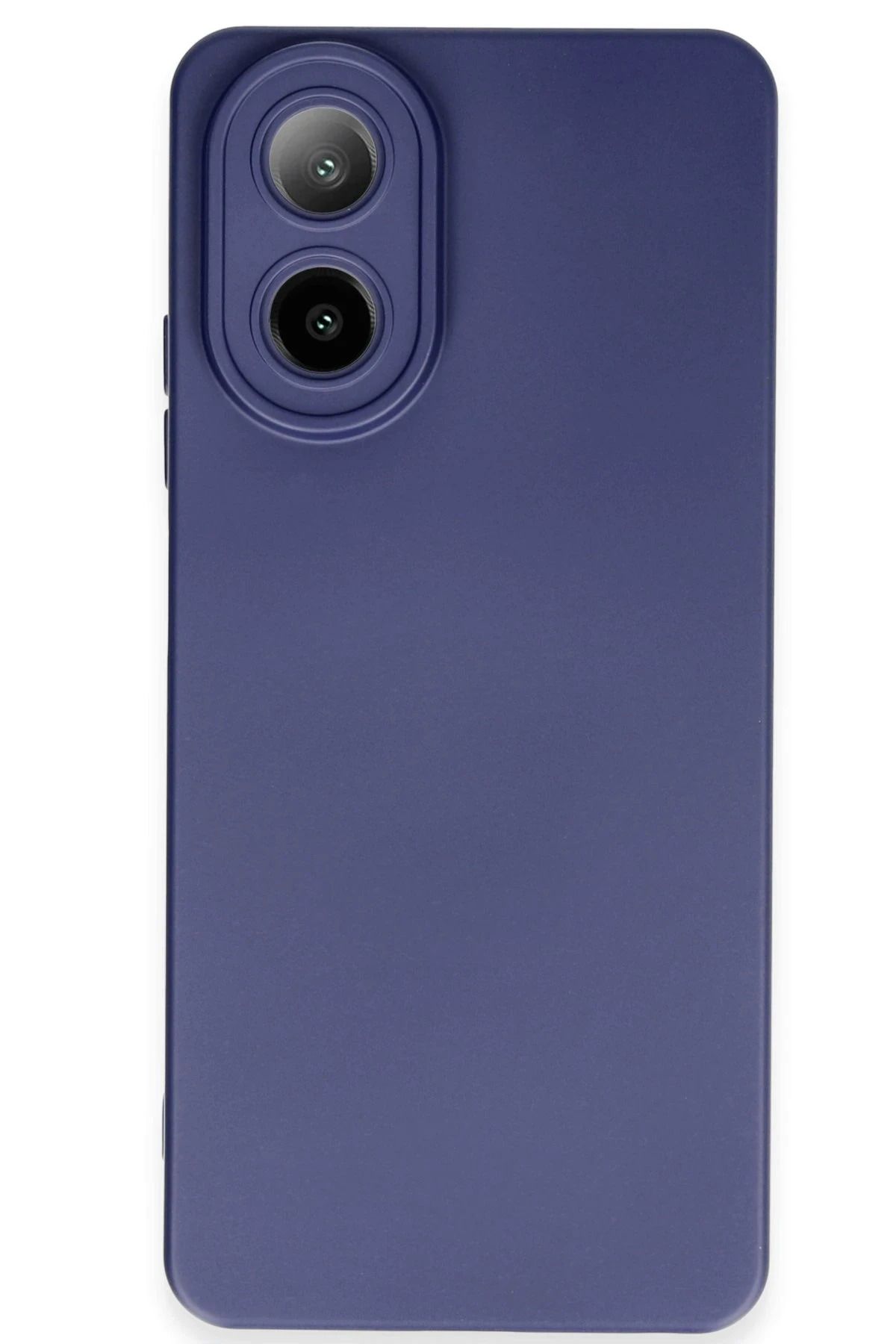 CepteToptan Oppo A38 Kılıf Nano içi Kadife Silikon - Lacivert