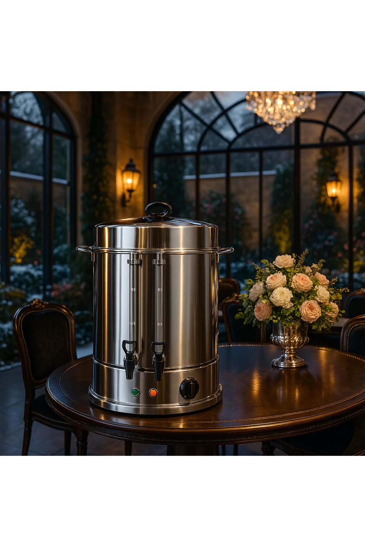 Veliday 60 Bardaklı Elektrikli Çay Makinesi - 40 Bardaklı Çay Otomatı Çay Makinesi