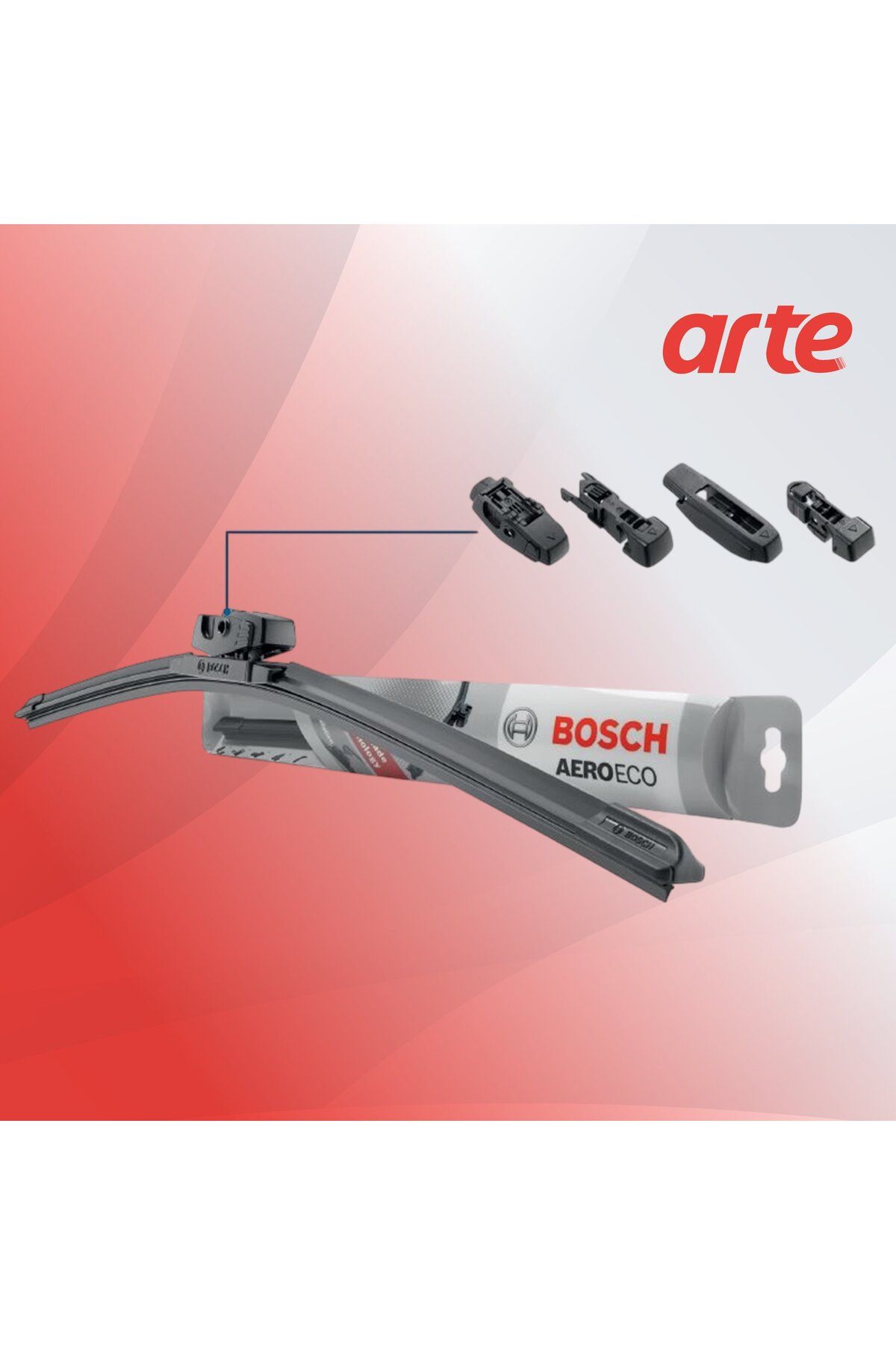 Arte Hyundai Santa FE Ön Silecek Takımı (1999-20005) Uyumlu | Bosch Aeroeco Serisi | 2'li Set |