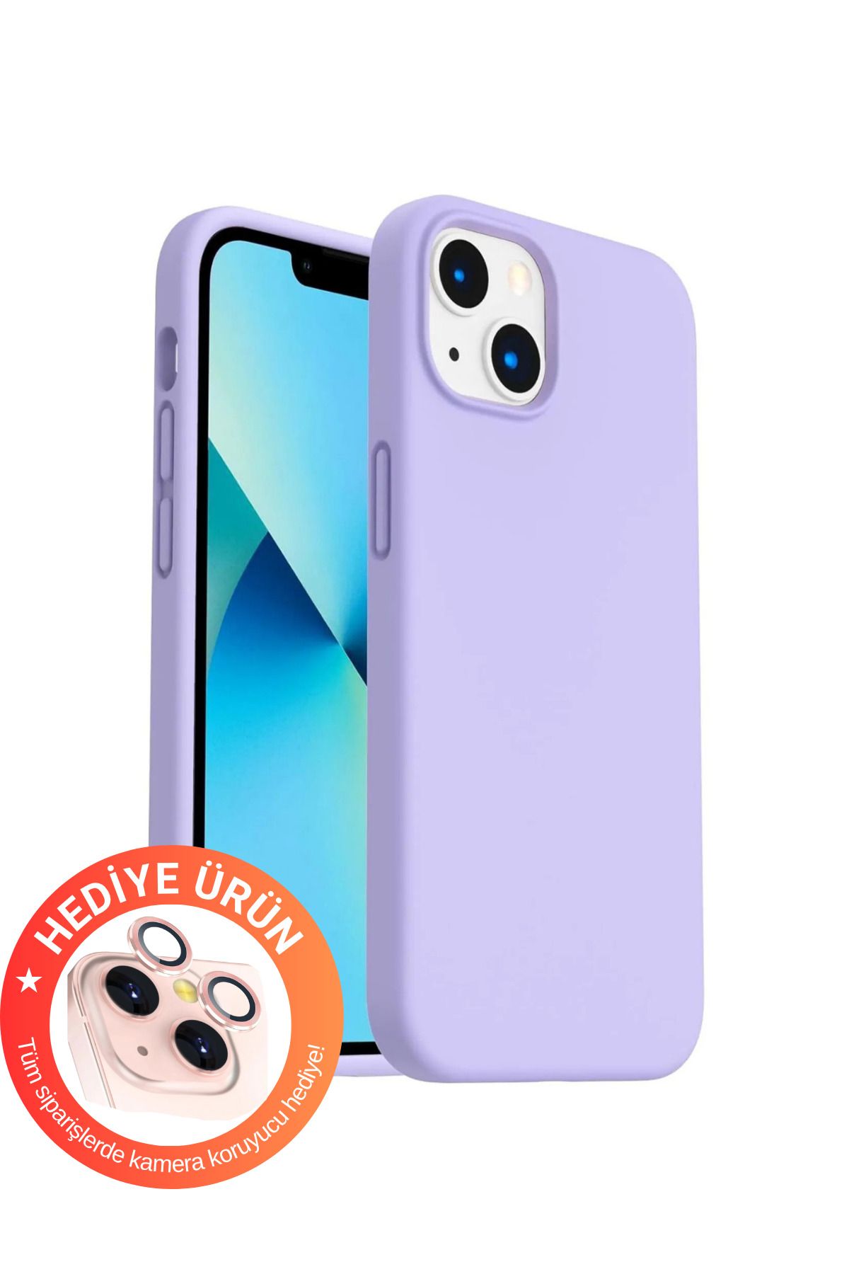 WUNİT Iphone 13 - 14 - 15 Uyumlu Içi Kadife Koruyucu Hediyeli Lansman Kılıf