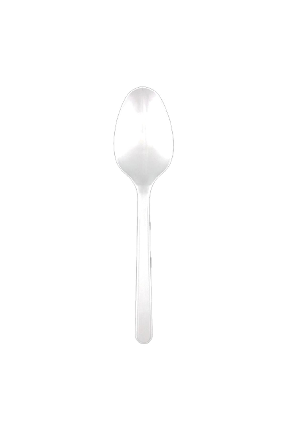 KOLİTÜRK Silver Parti Lüx Plastik Kaşık 25'li Paket - Koli İçi 80 Paket