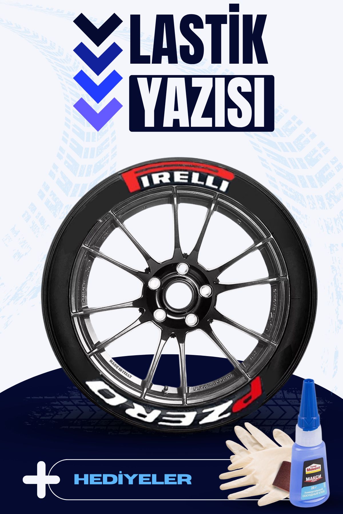 Baghes Motosiklet ve Otomobil Araç 3D Oto Lastik Yazısı Sticker Arma Seti – 8 Adet BGHSLSTK017