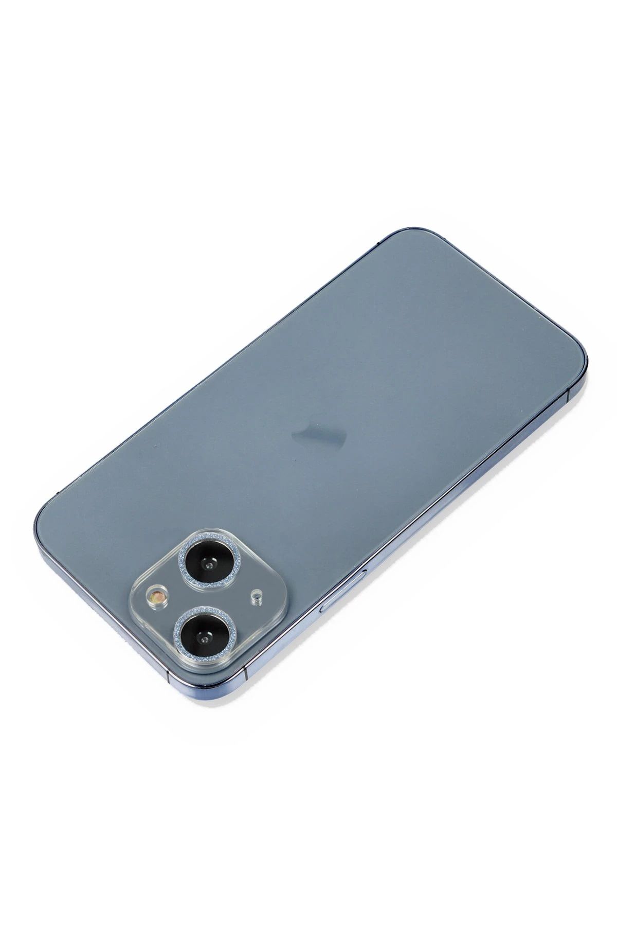 CepteToptan iPhone 13 Mini Uyumlu Shine Kamera Lens Koruma Cam - Sierra Blue