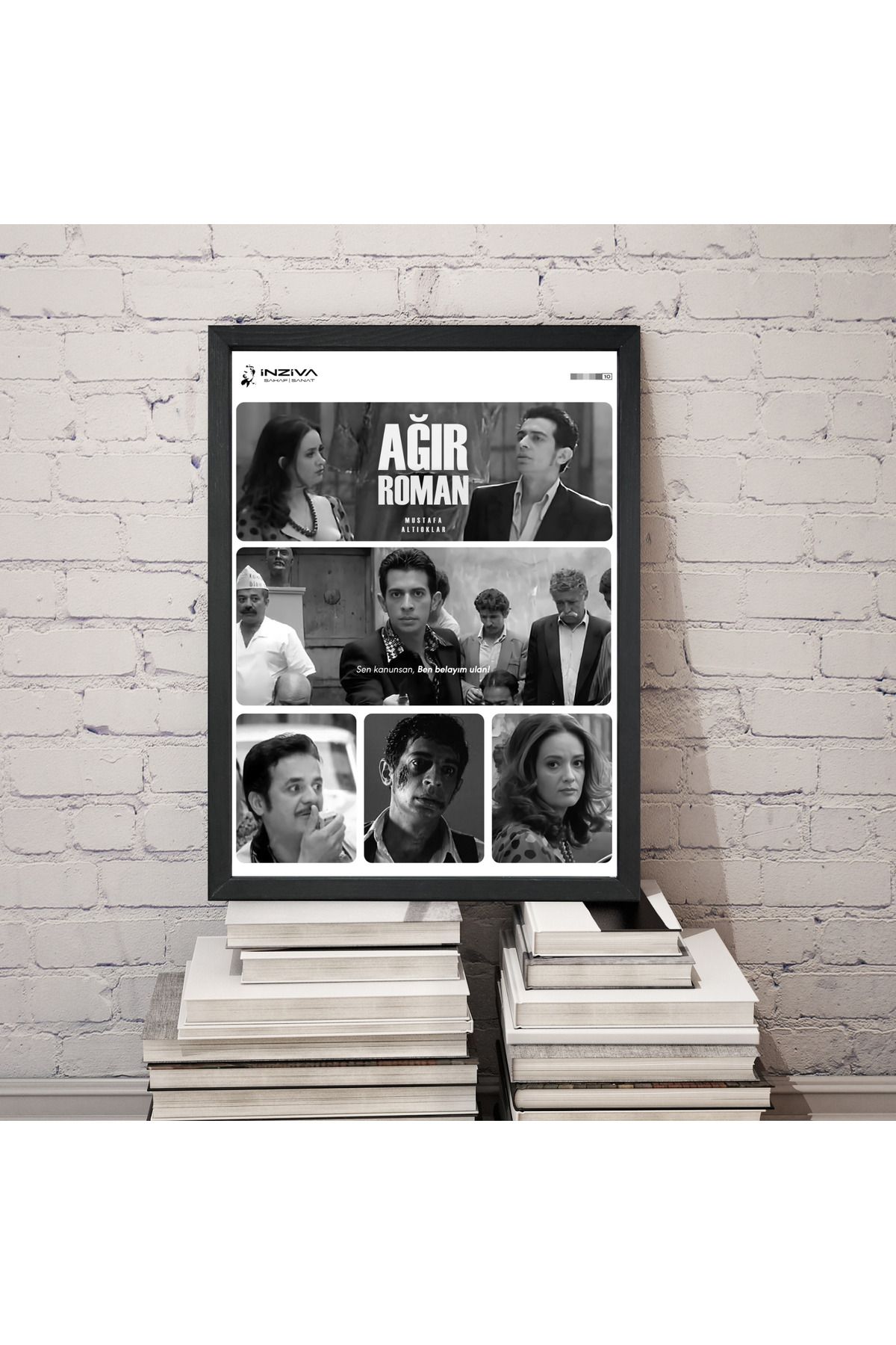 Home Ağır Roman 30x40 Cm Çerçeveli Film Tasarımlı Poster