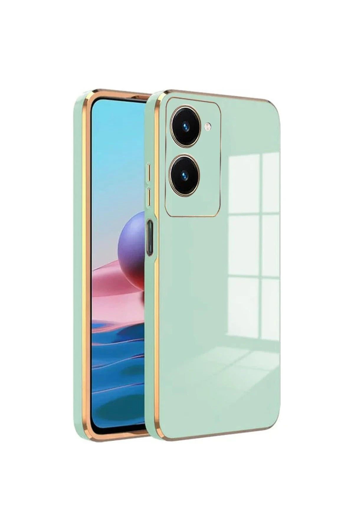 CepteToptan Vivo Y18 Kılıf Volet Silikon - Açık Yeşil