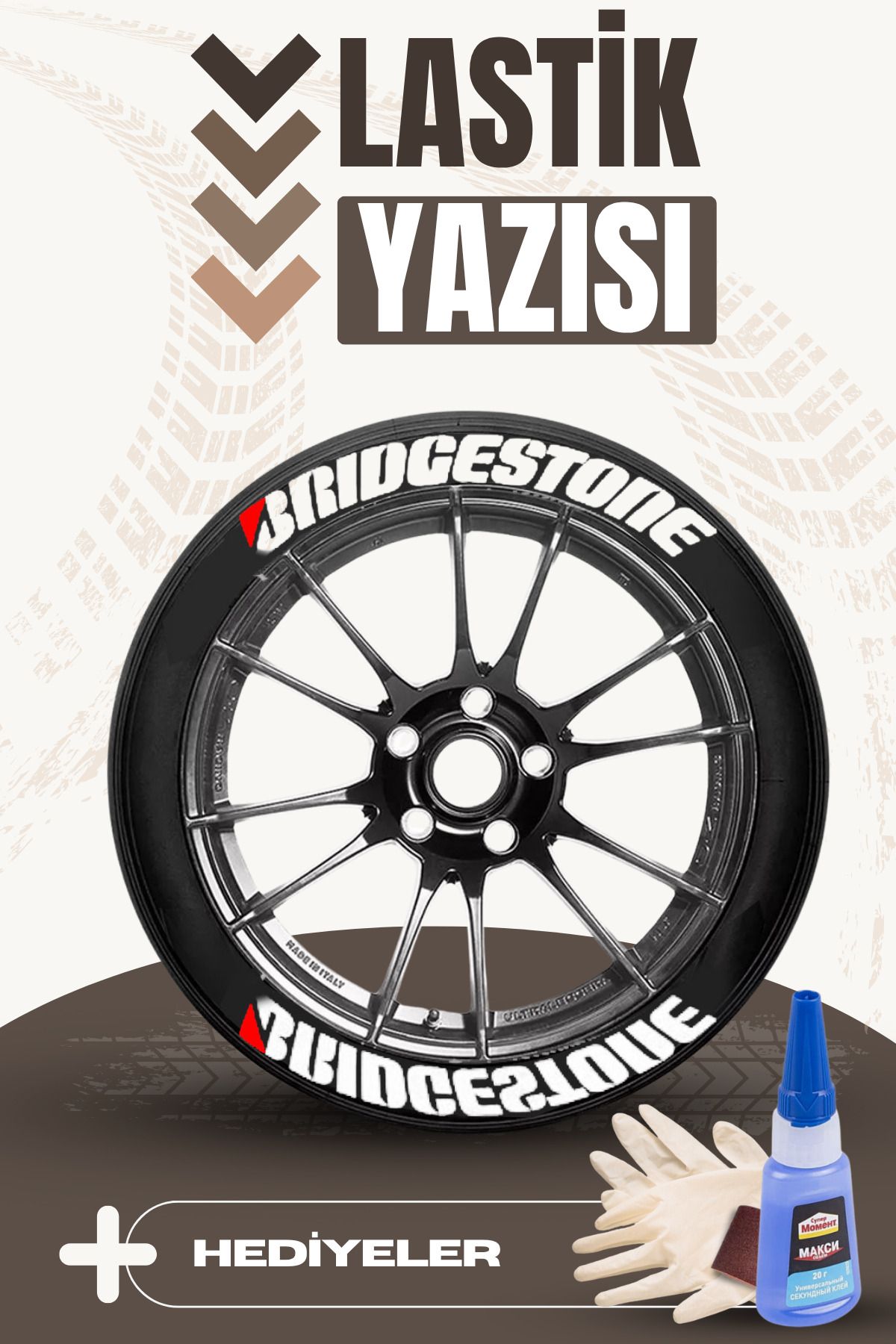 Baghes Motosiklet ve Otomobil Araç 3D Oto Lastik Yazısı Sticker Arma Seti – 8 Adet BGHSLSTK02