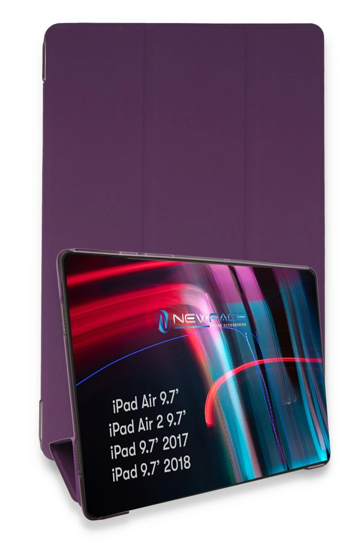 CepteToptan iPad 5 Air 9.7 Kılıf Tablet Smart Kılıf - Mor