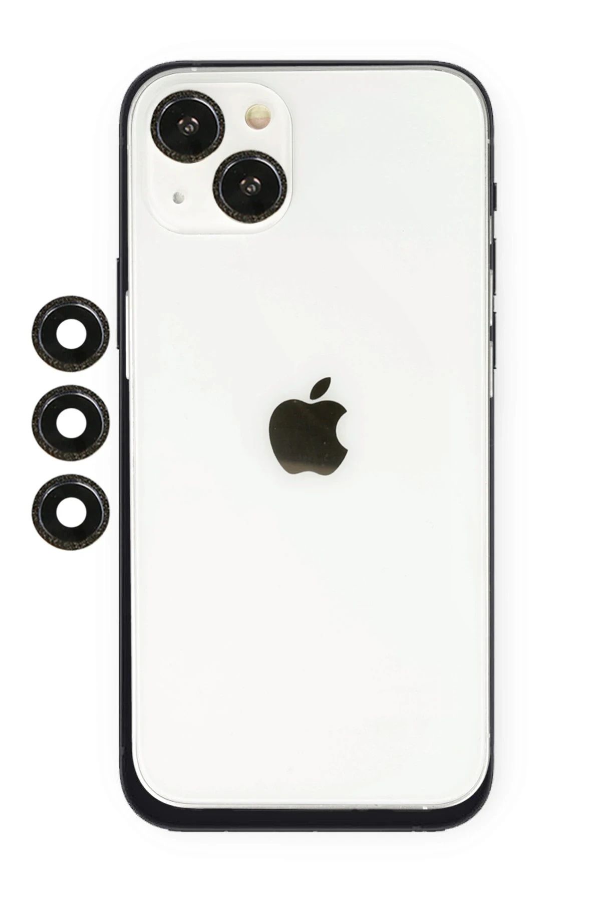 nerede bulurum iPhone 14 Uyumlu Shine Kamera Lens - Siyah