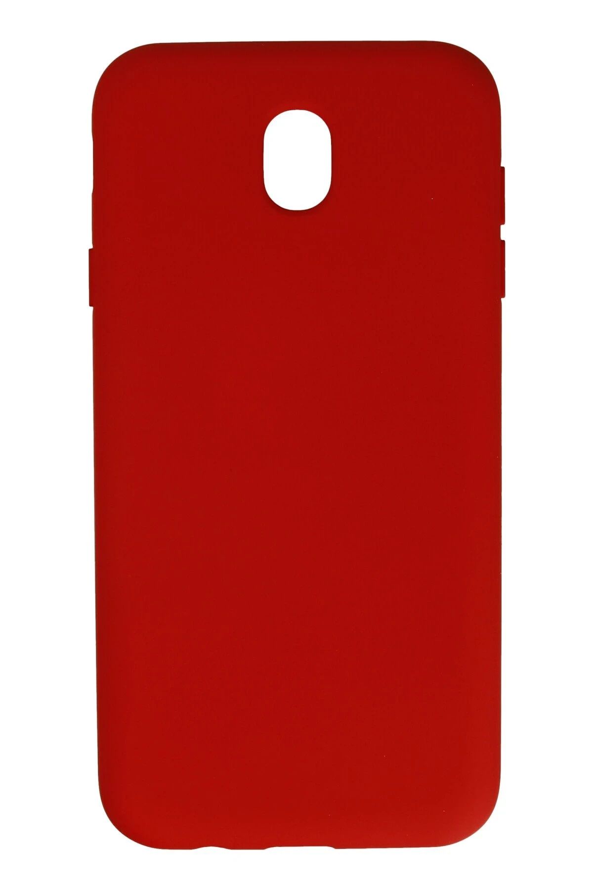 nerede bulurum Newface Samsung Galaxy J7 Pro / J730 Kılıf Nano içi Kadife Silikon - Kırmızı