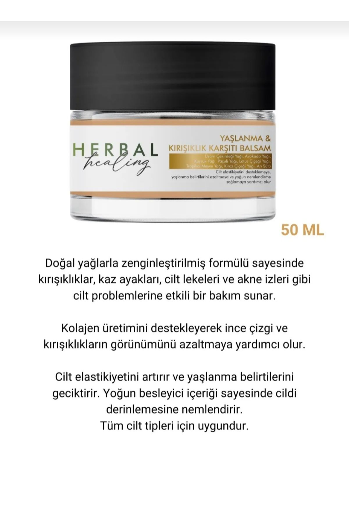 herbal healing Yaşlanma Ve Kırışık Karşıtı Balsam