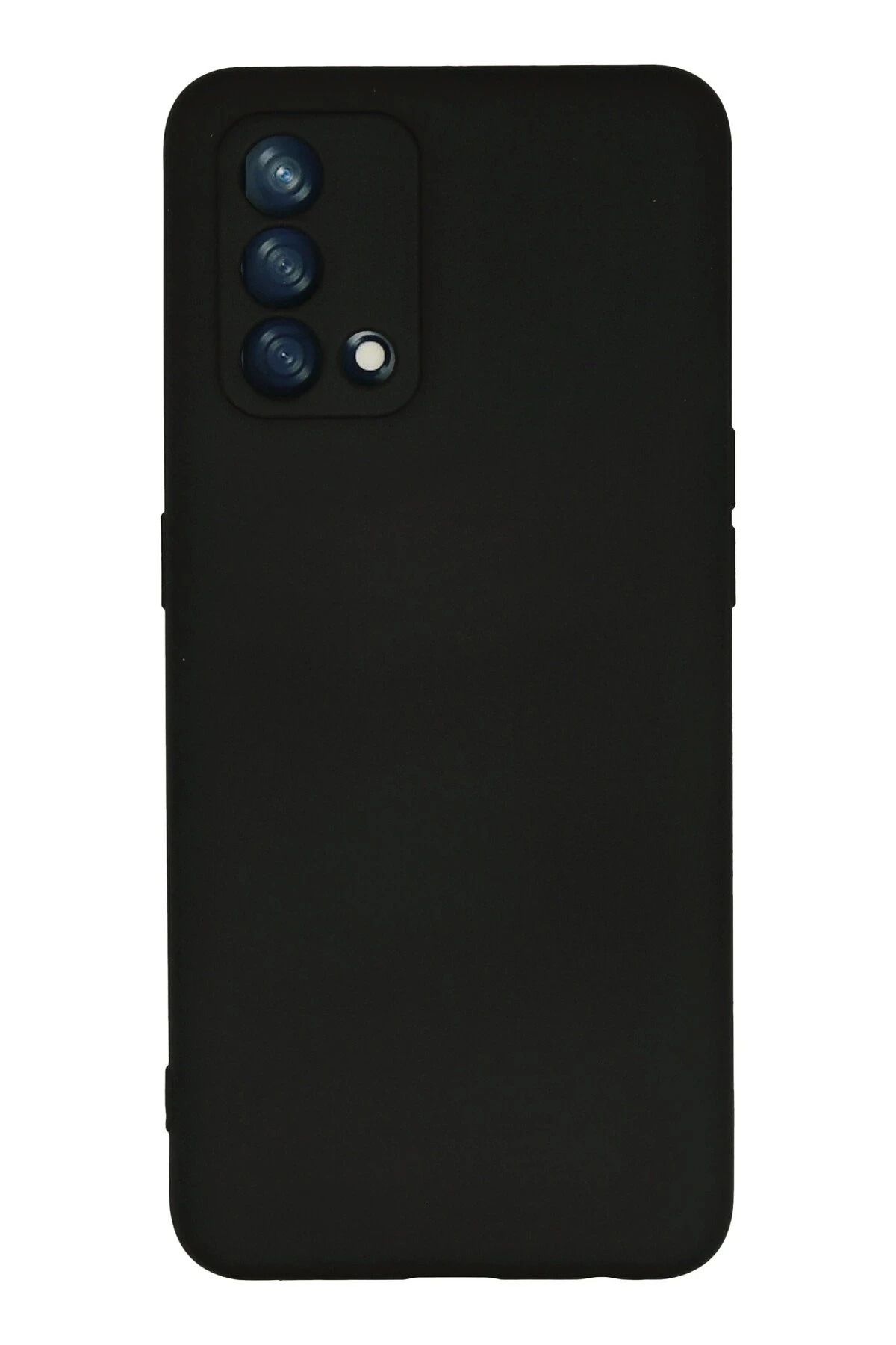 CepteToptan Oppo A74 4G Kılıf Nano içi Kadife Silikon - Siyah