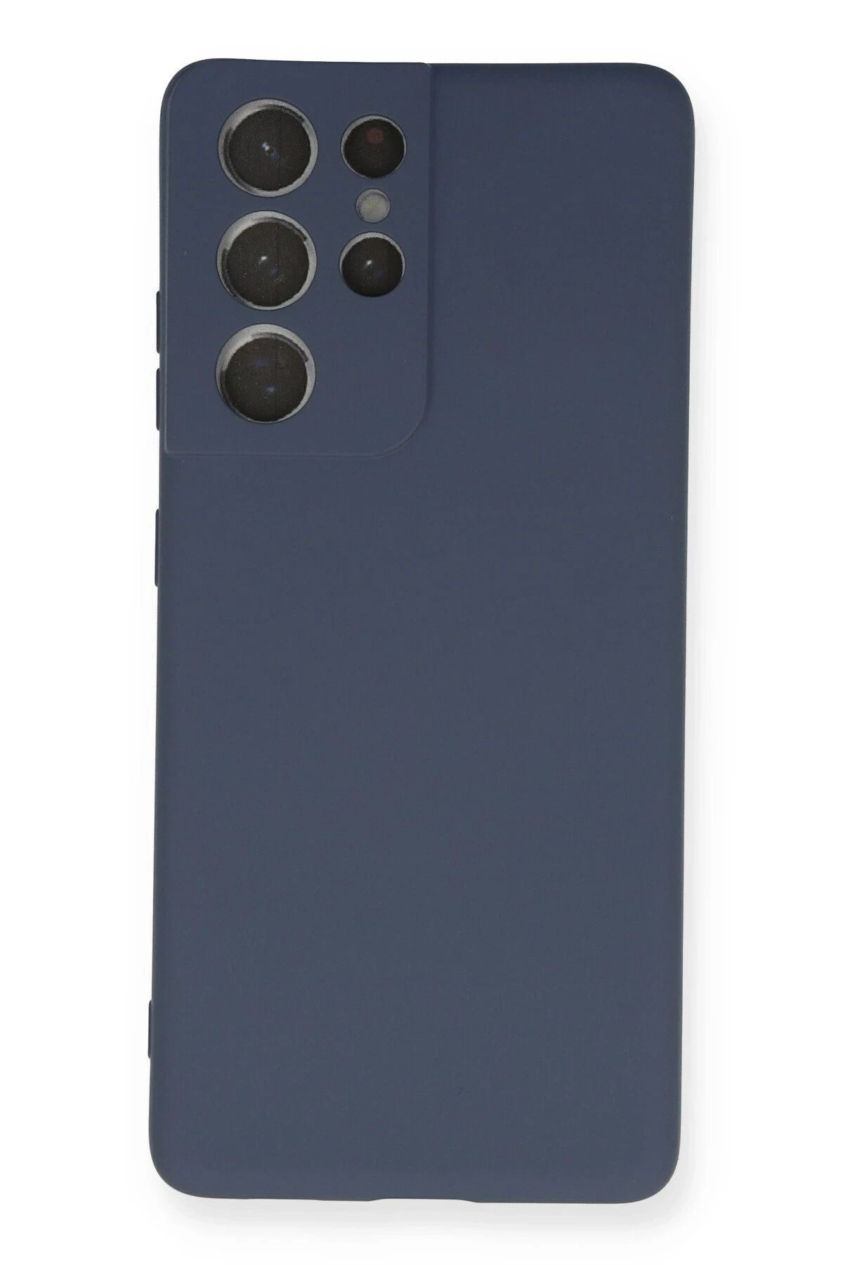 CepteToptan Samsung Galaxy S21 Ultra Kılıf Nano içi Kadife Silikon - Gri