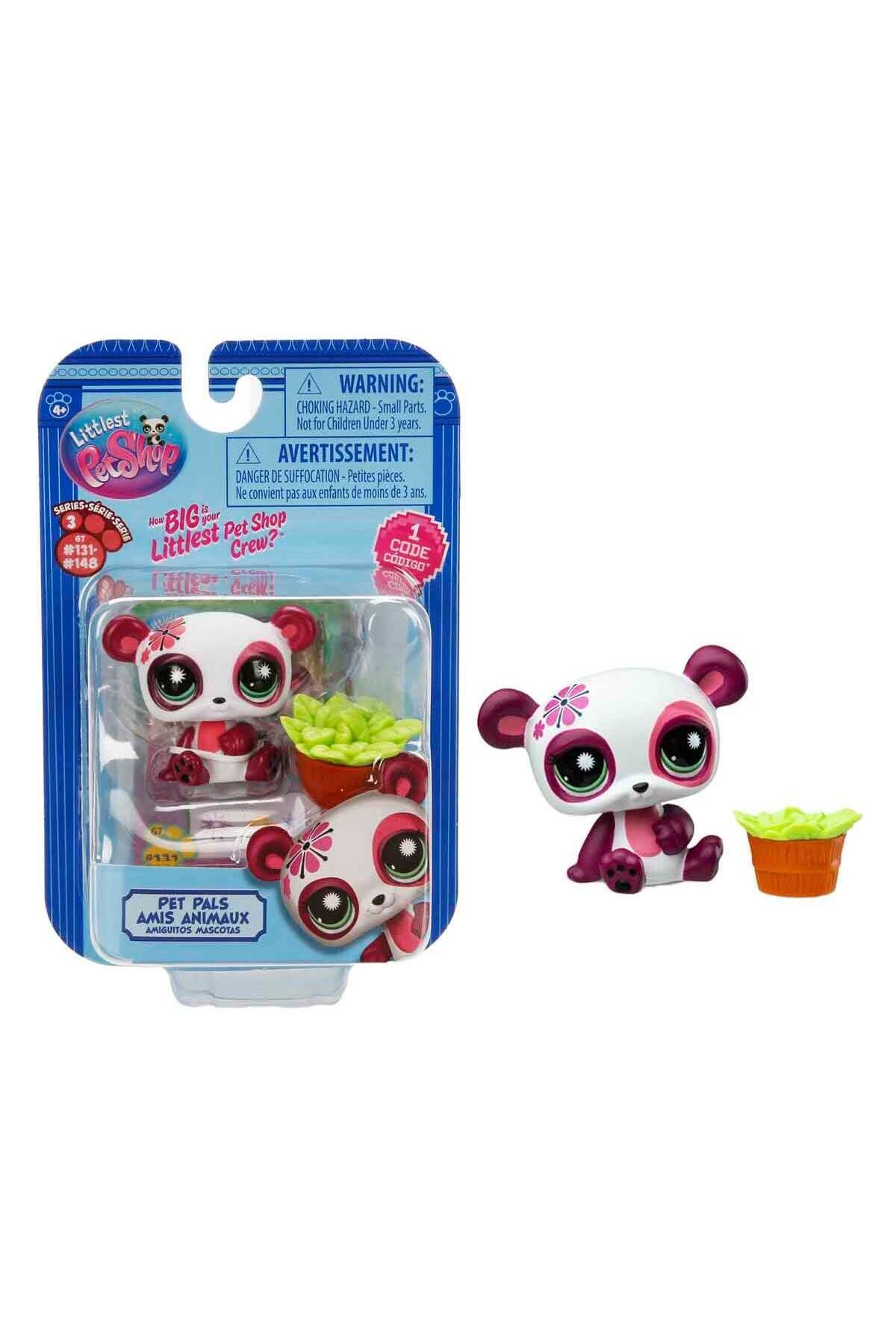 TOYFEST Littlest Pet Shop Minişler Tekli Paket Seri : 3 - NO :131 - Panda