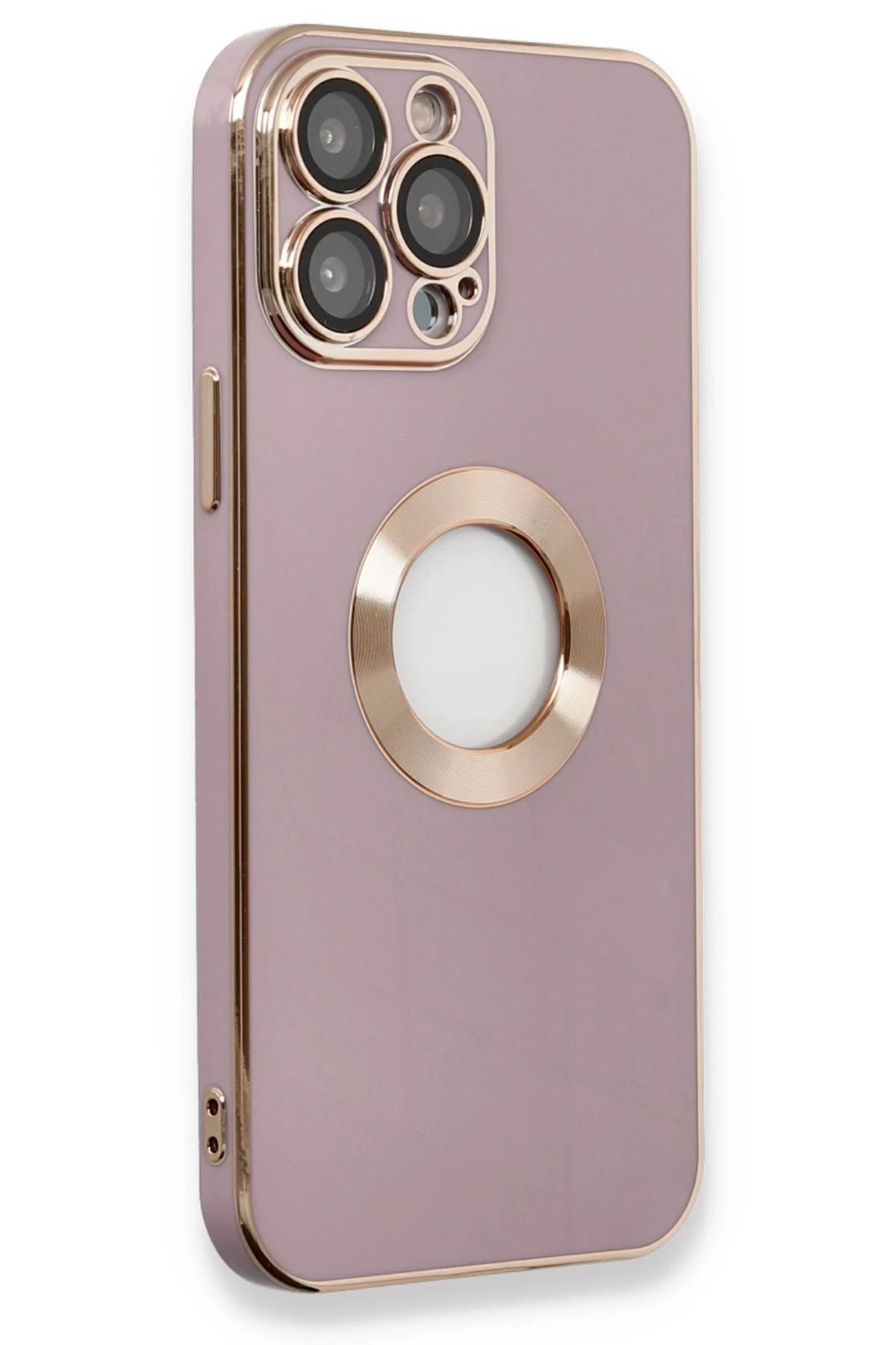 CepteToptan iPhone 13 Pro Max Kılıf Store Silikon - Mor
