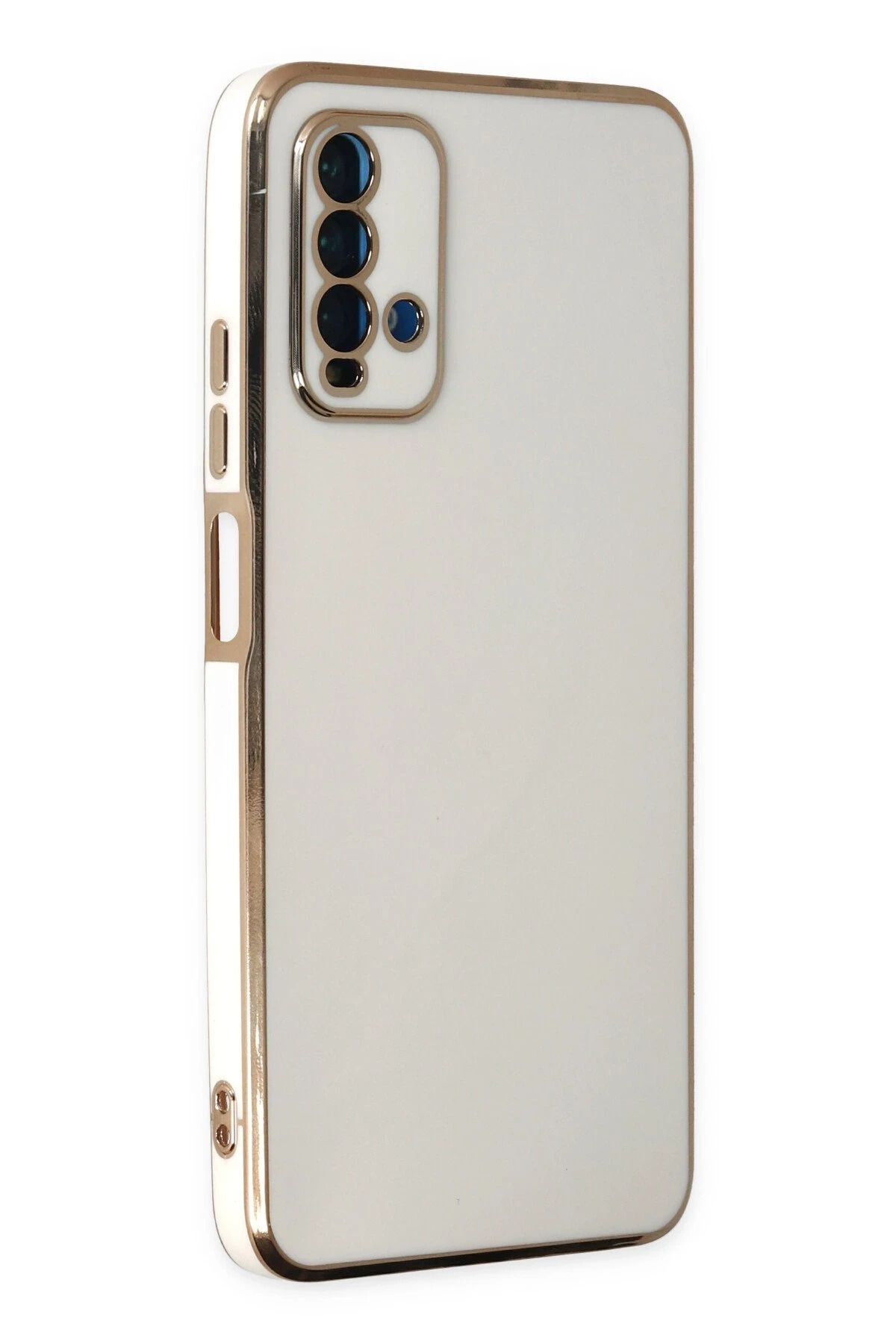 CepteToptan Xiaomi Redmi 9T Kılıf Volet Silikon - Beyaz