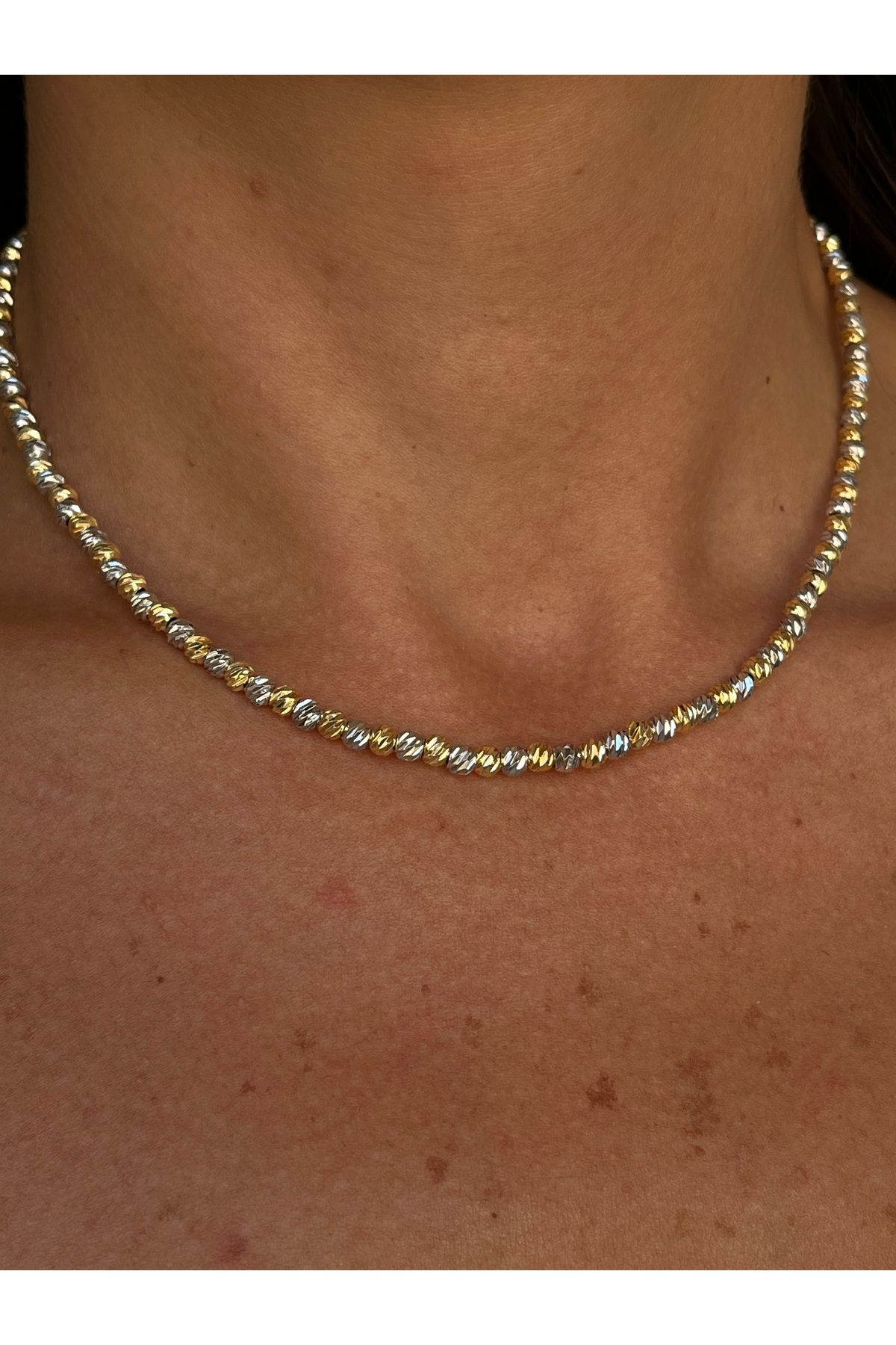 Twinssis Accessories Çift Renk Dorika Kolye