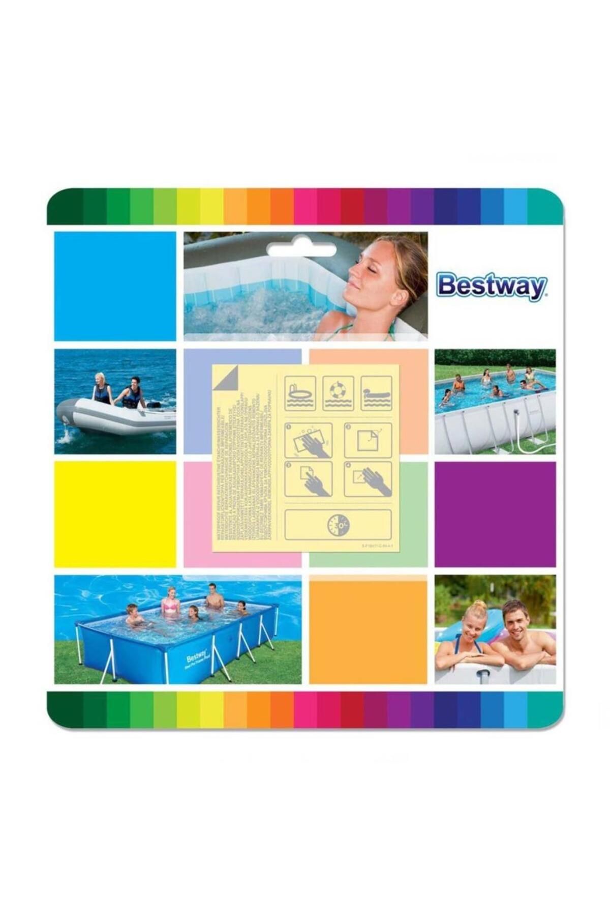 NW NessiWorld Nessiworld Bestway Şişme Ürünler için Tamir Yaması 6,5 x 6,5 cm 62091