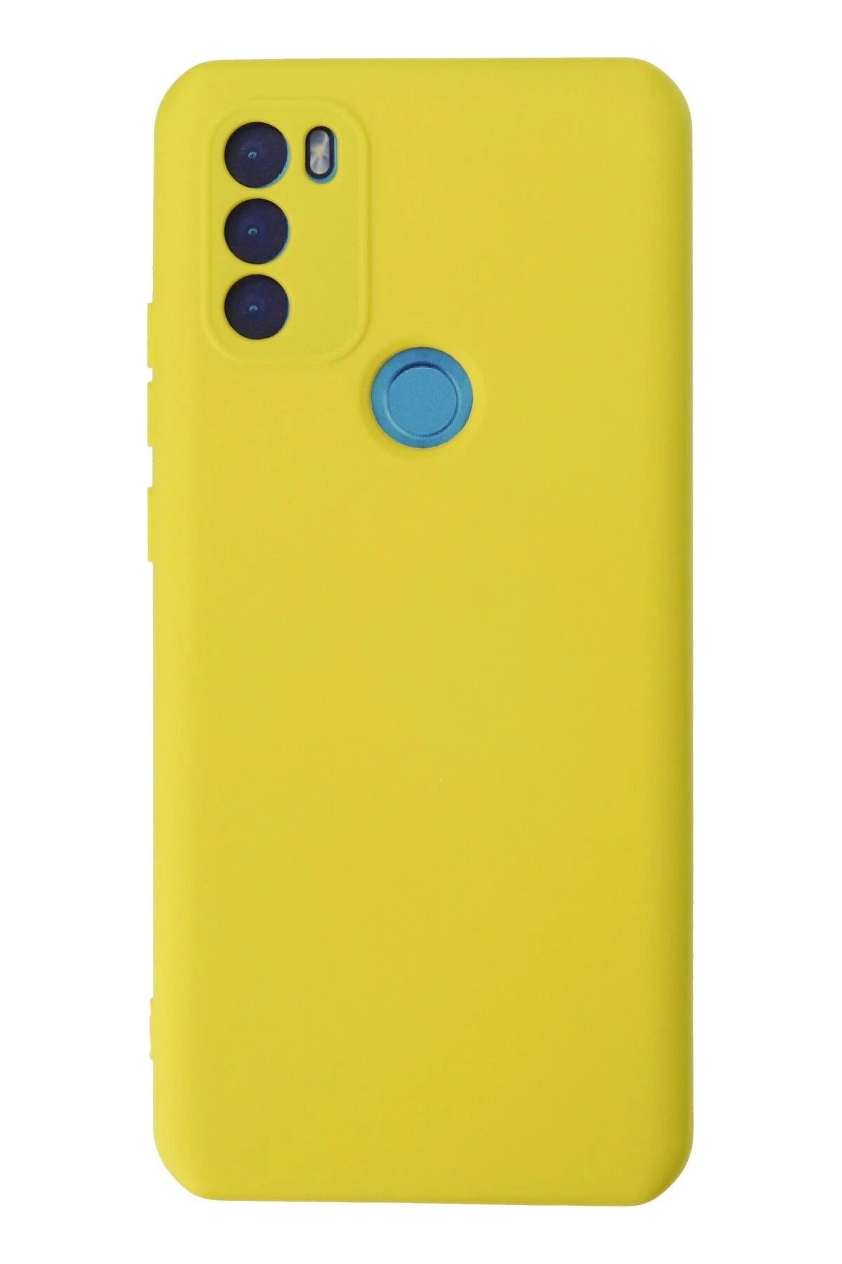 CepteToptan General Mobile GM 21 Plus Kılıf Nano içi Kadife Silikon - Sarı