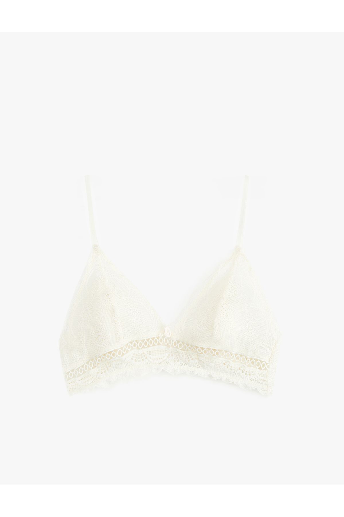 Koton Yeni Sezon Balensiz Dolgusuz Dantelli Bralet Sütyen