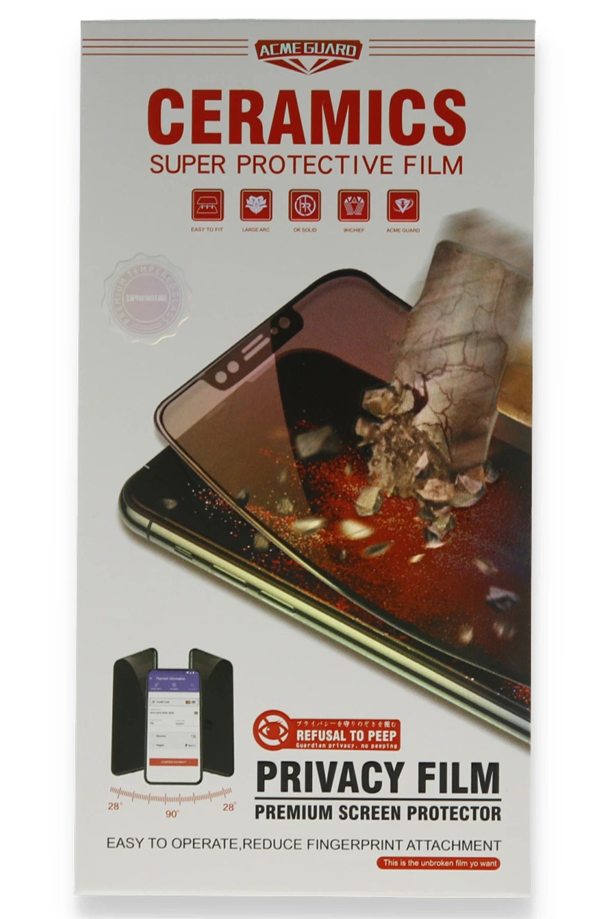 CepteToptan Huawei Y6P Seramik Hayalet Nano Ekran Koruyucu