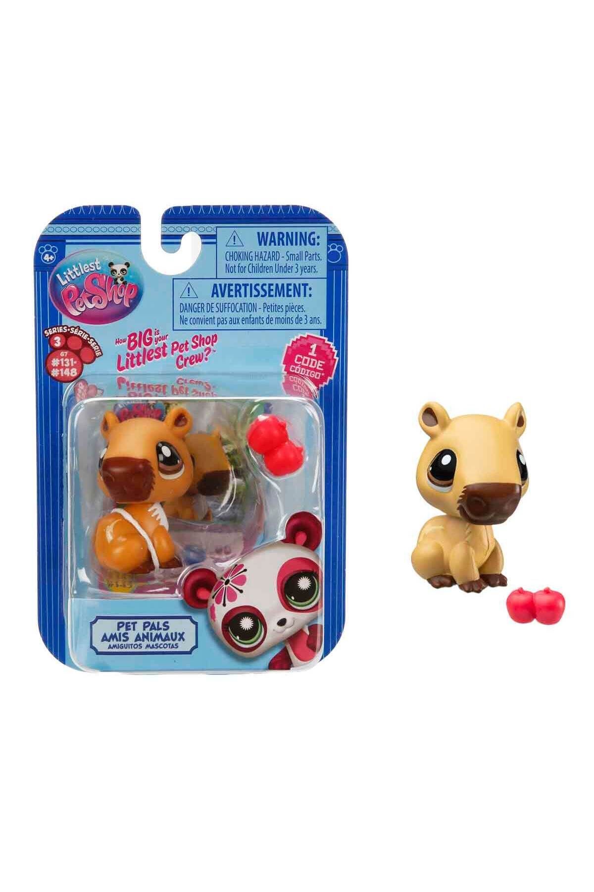 TOYFEST Littlest Pet Shop Minişler Tekli Paket Seri : 3 - NO :143 - Kapibara