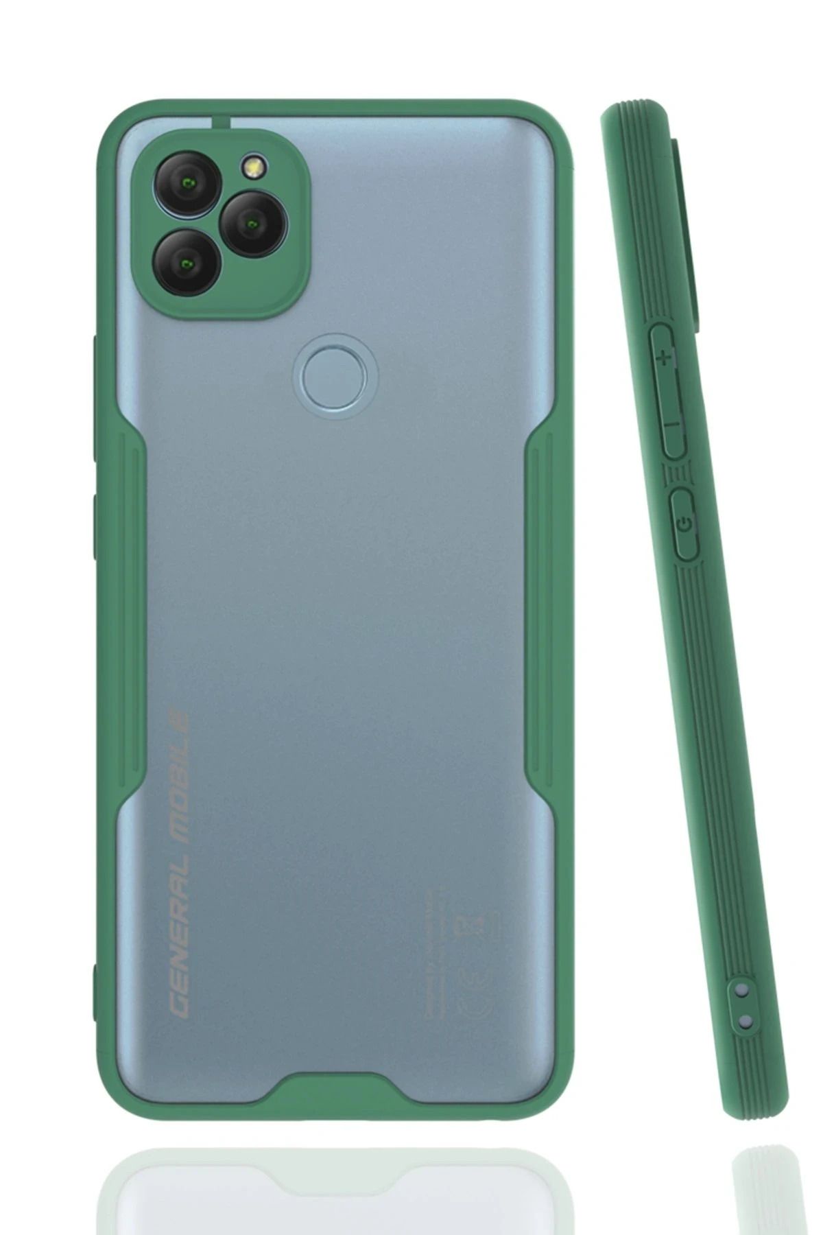 CepteToptan General Mobile GM 22 Kılıf Platin Silikon - Yeşil