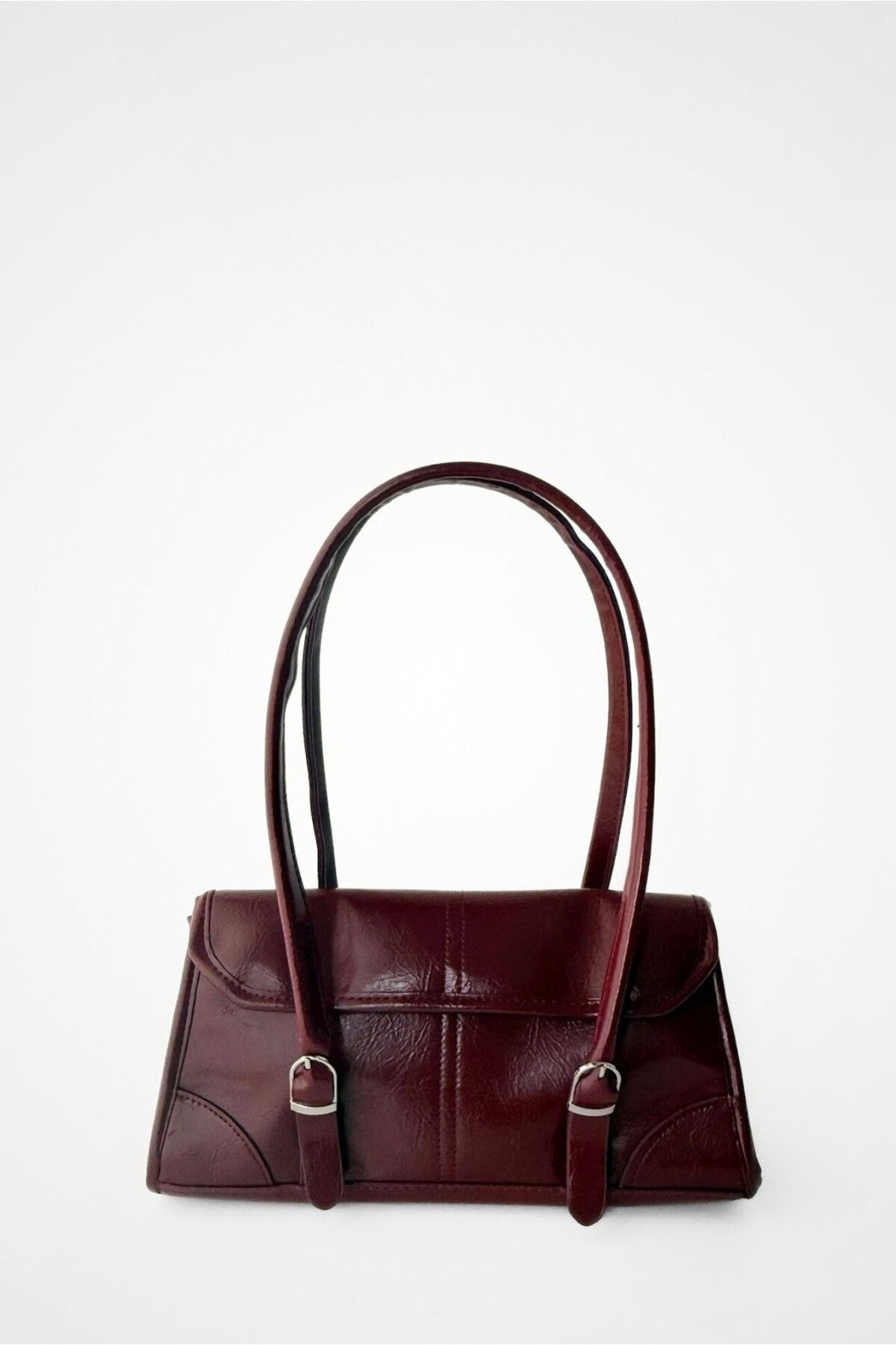 Yuka Atelier Amanda Çift Saplı Baget Omuz Çantası