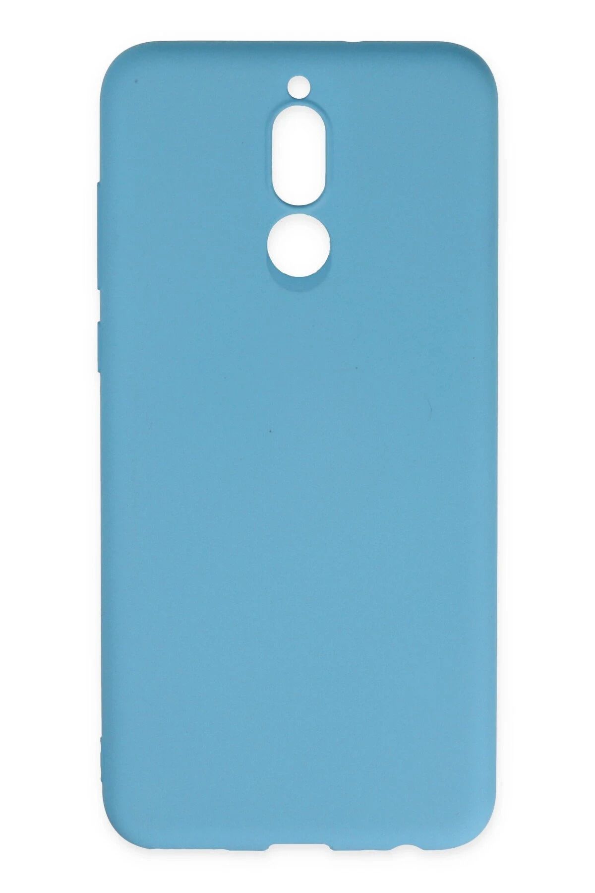 CepteToptan Huawei Mate 10 Lite Kılıf Nano içi Kadife Silikon - Mavi