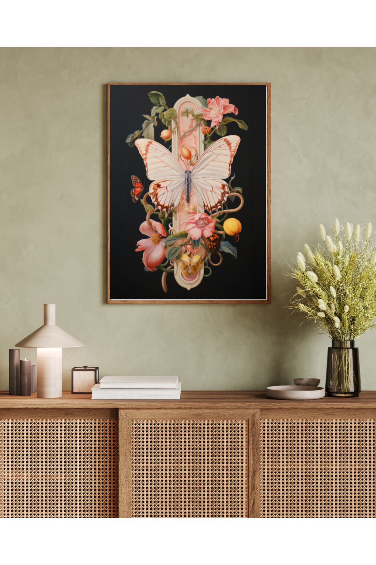 woodhomeworks tek parça salon ofis dekor tablo
