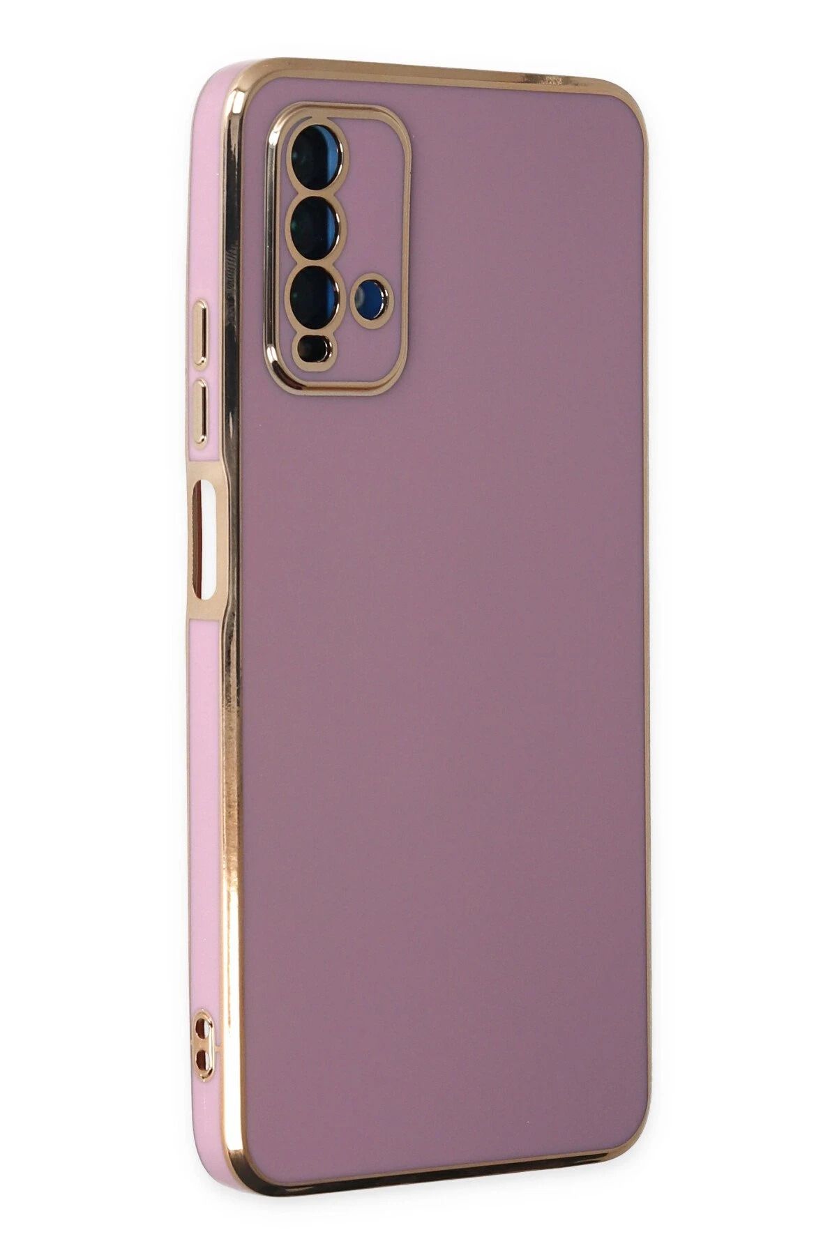 CepteToptan Xiaomi Redmi 9T Kılıf Volet Silikon - Mor