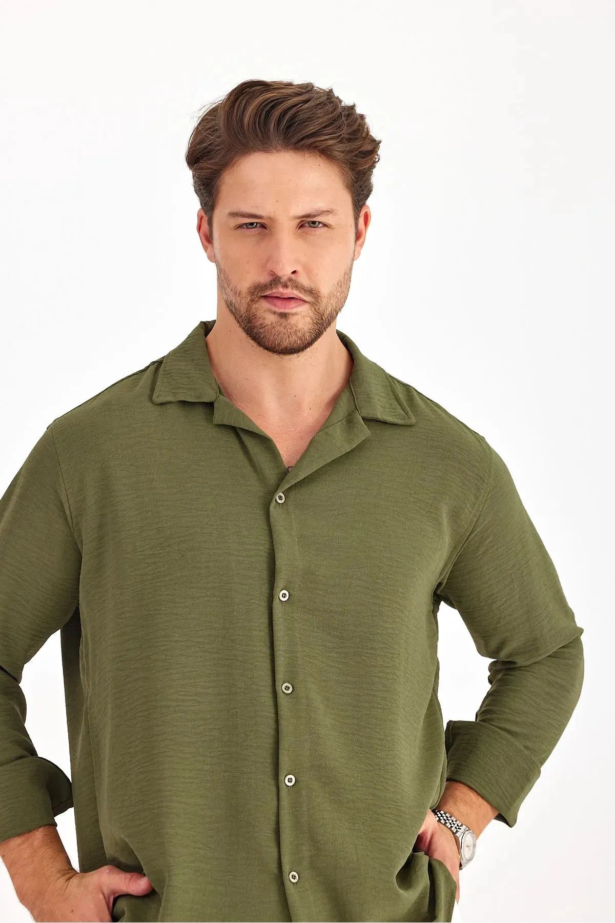 PEYORA Dokulu Oversize Gömlek Unisex