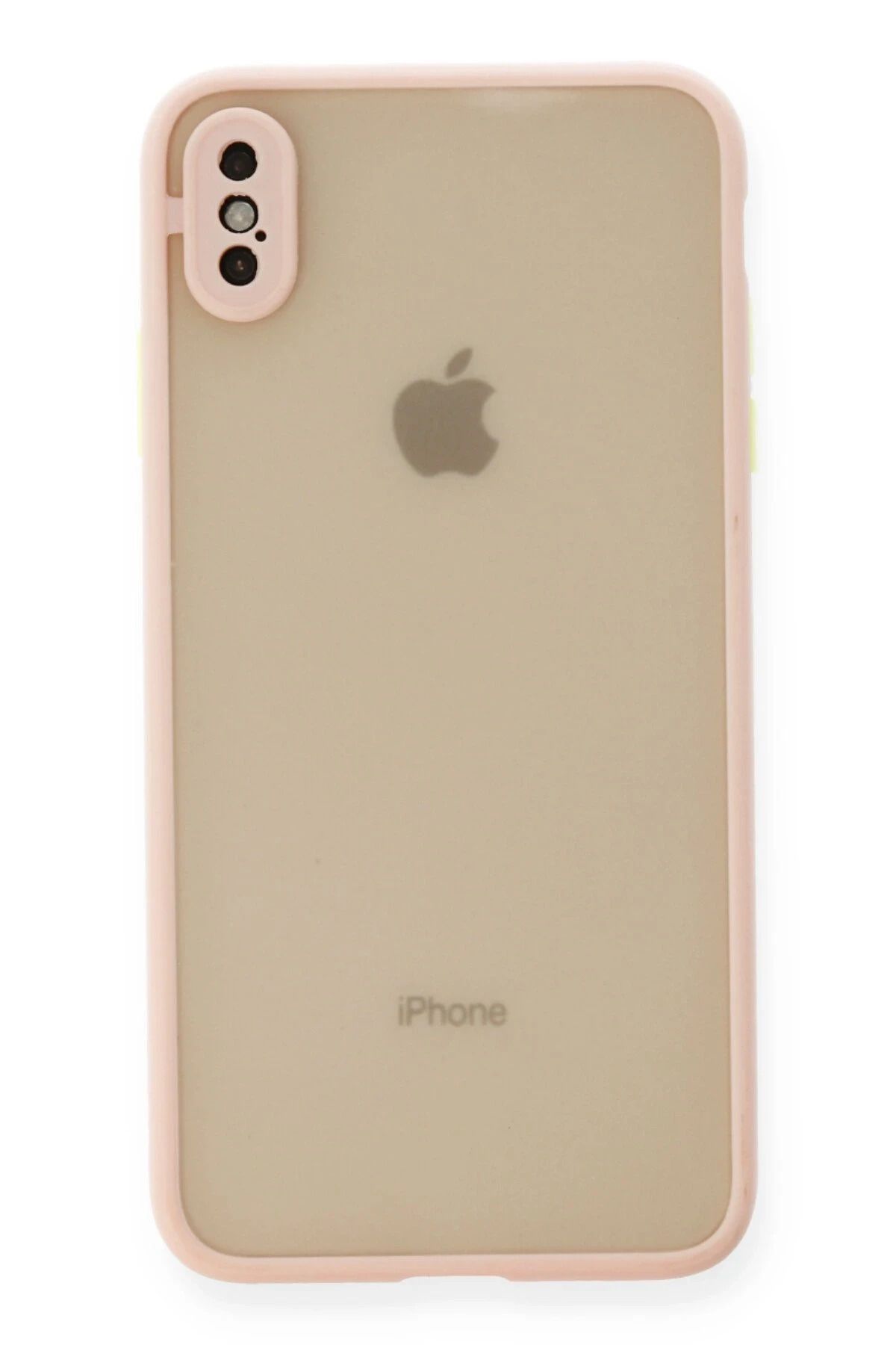 CepteToptan iPhone X Kılıf Montreal Silikon Kapak - Pembe