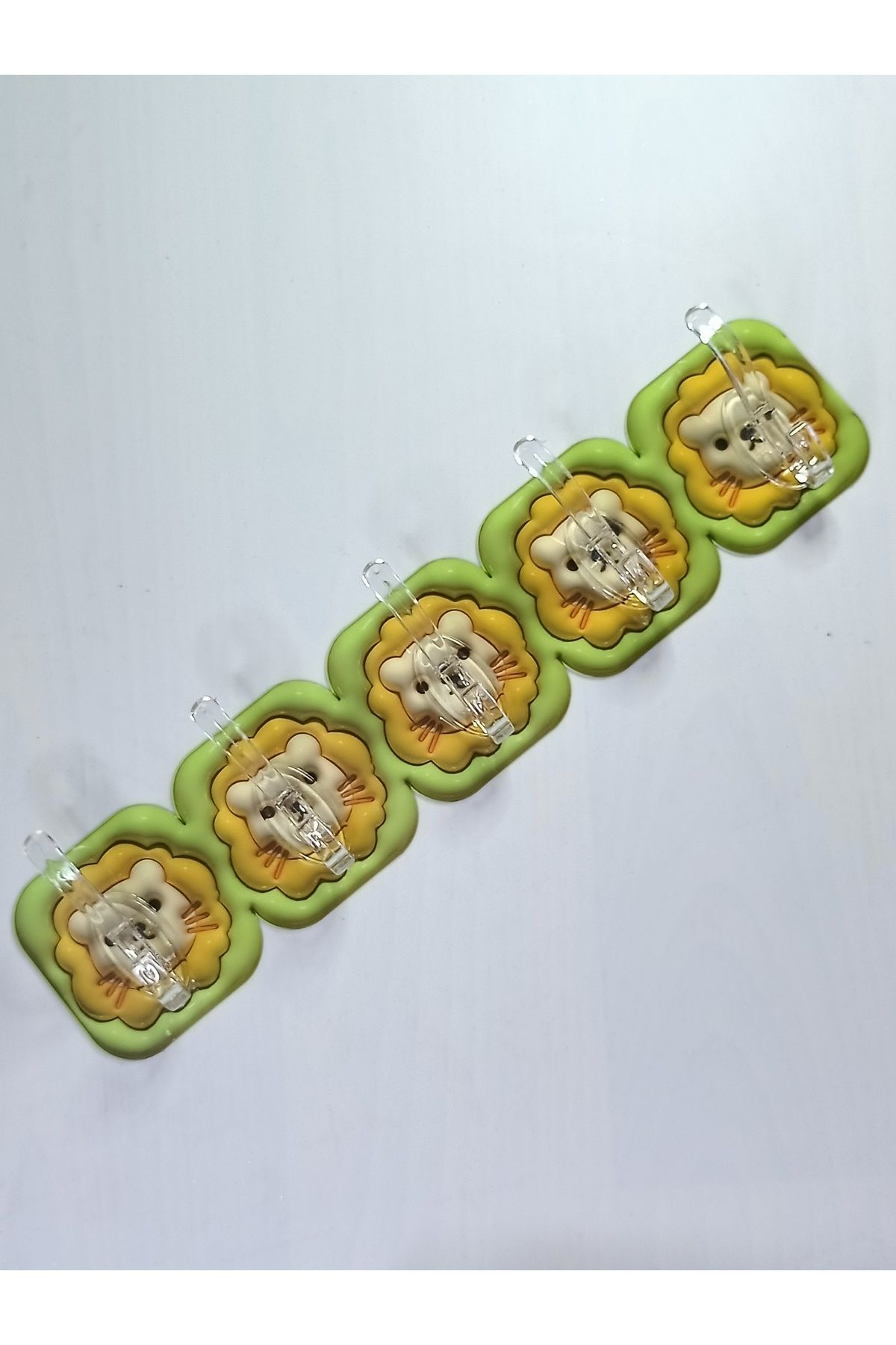NEXOAKSESUAR 5’li Kendinden Yapışkanlı 3D Uzun Duvar Askısı – Banyo Mutfak Lavabo Askı 6x30 cm
