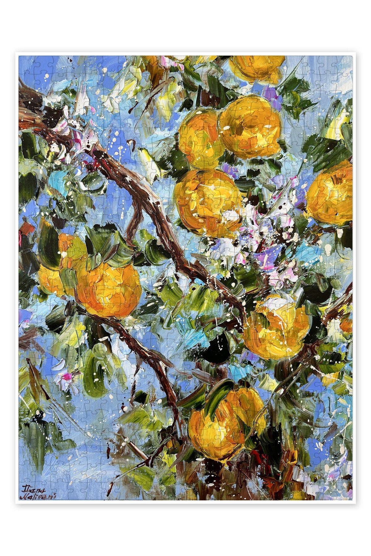 Jeronkarji Limon dalı 500 Parça Puzzle Yapboz Mutfak Temalı Yetişkinler için
