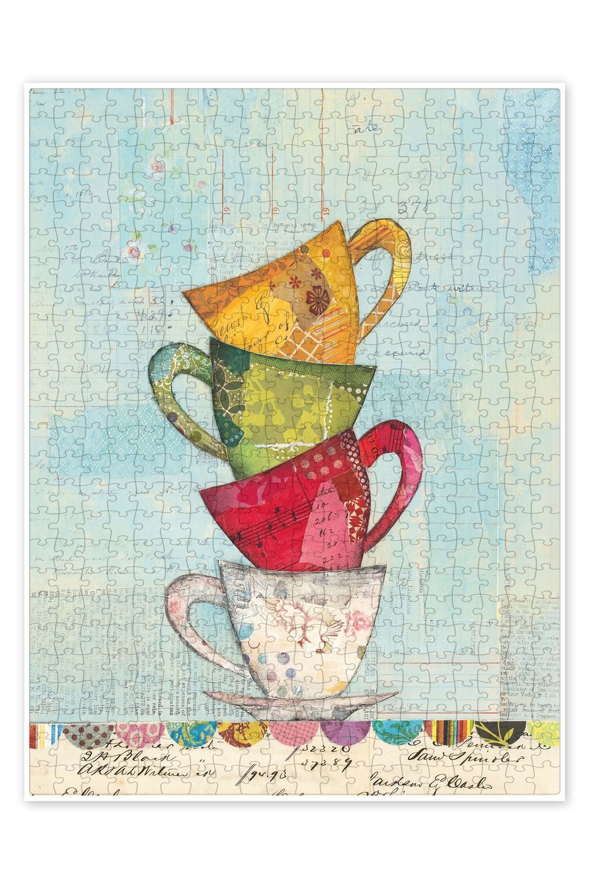 Jeronkarji Çay saati 500 Parça Puzzle Yapboz Mutfak Temalı Yetişkinler için
