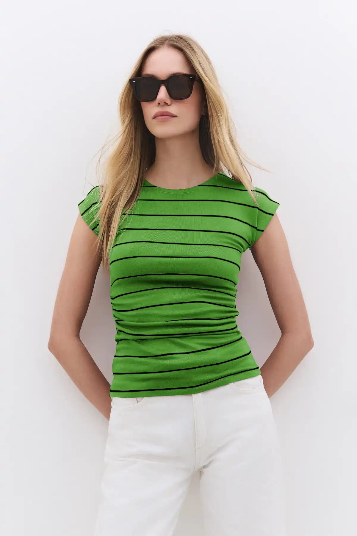 No Matter What Çizgili Basic T-shirt