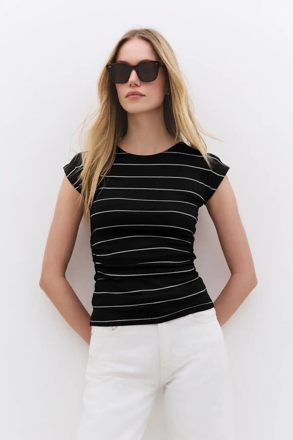 No Matter What Çizgili Basic T-shirt