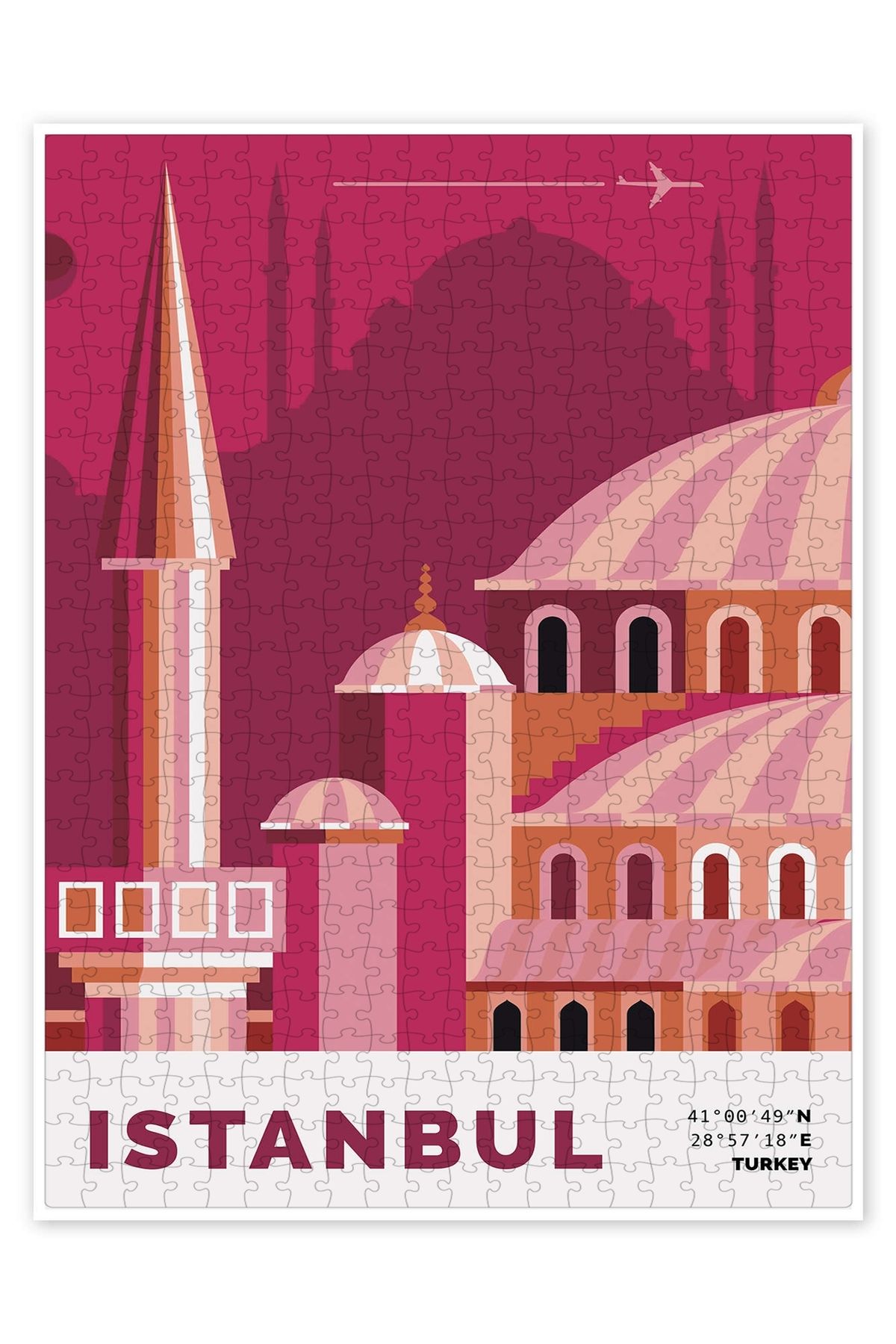 Jeronkarji İstanbul 500 Parça Puzzle Yapboz Şehir Manzara Temalı Hobilik