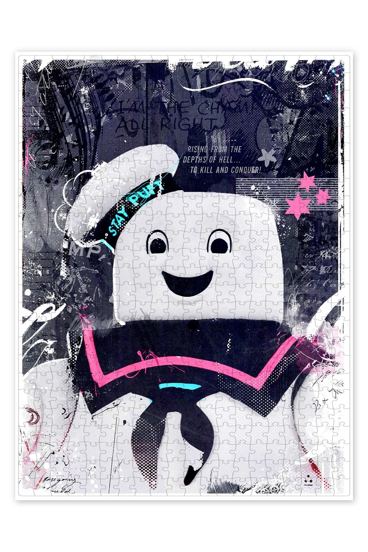 Jeronkarji Bay Stay Puft, 2014 500 Parça Puzzle Yapboz Bohem Soyut Sanat Temalı