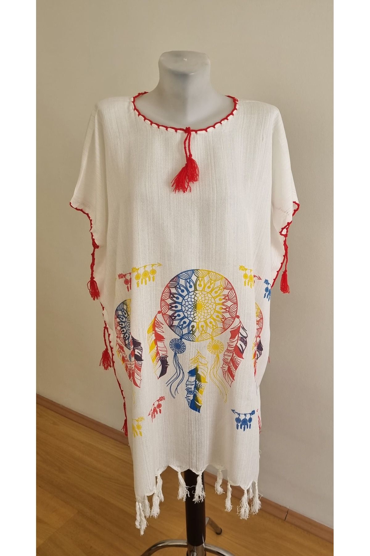 Milenam Otantik Desen Pareo Tunik