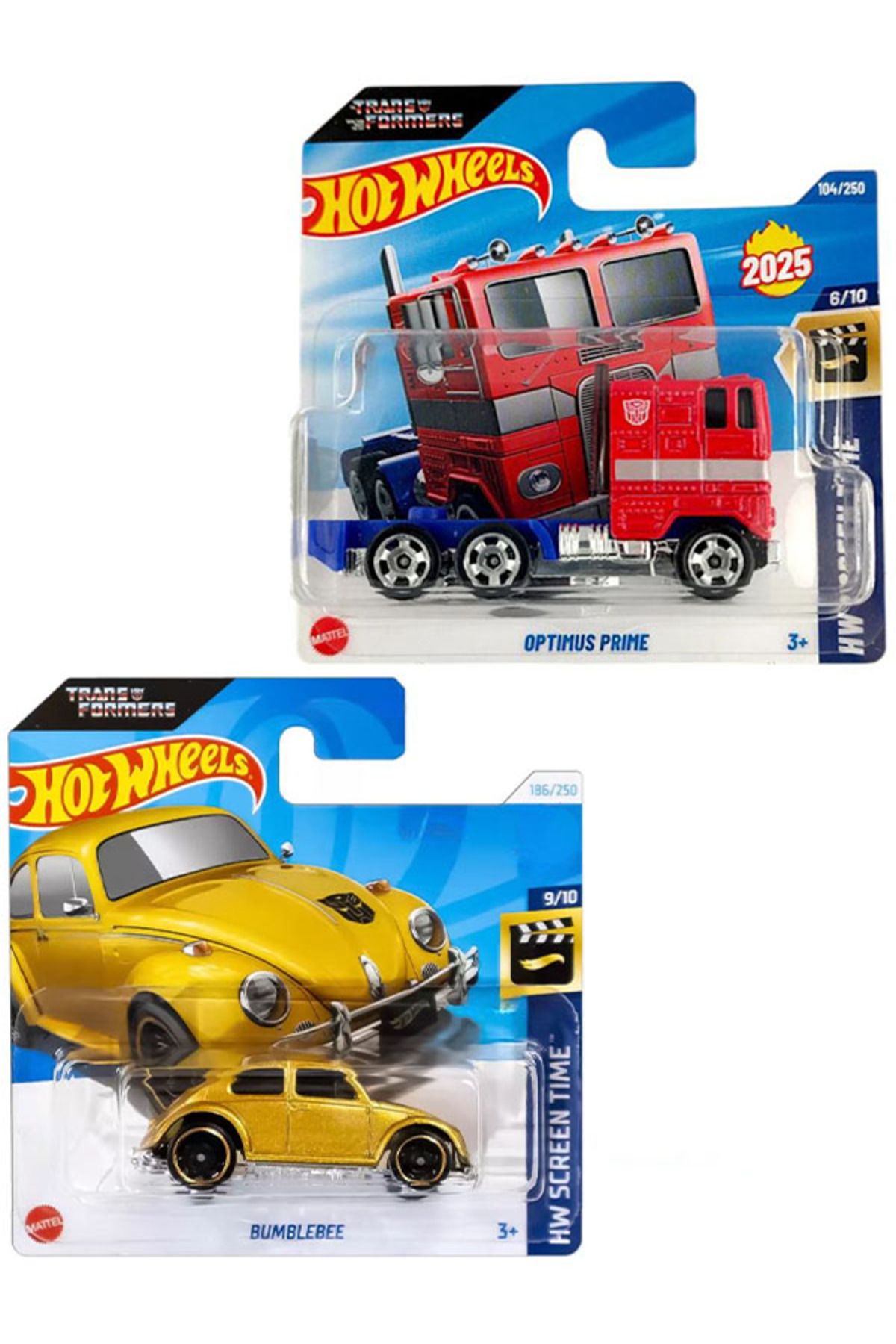 HOT WHEELS 2 Araç Hot Wheels Set Transformers - Bumblebee & Optimus Prime (1/64)