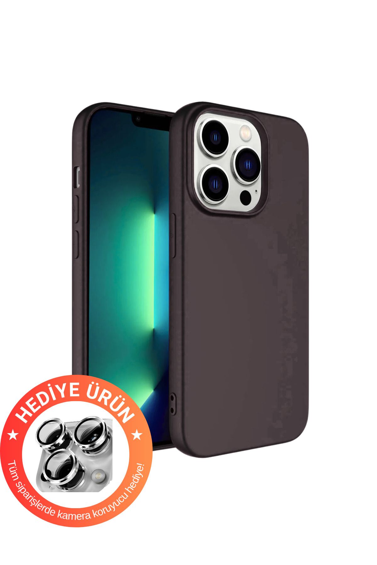 WUNİT Iphone 15 PRO MAX Uyumlu Içi Kadife Koruyucu Hediyeli Lansman Kılıf