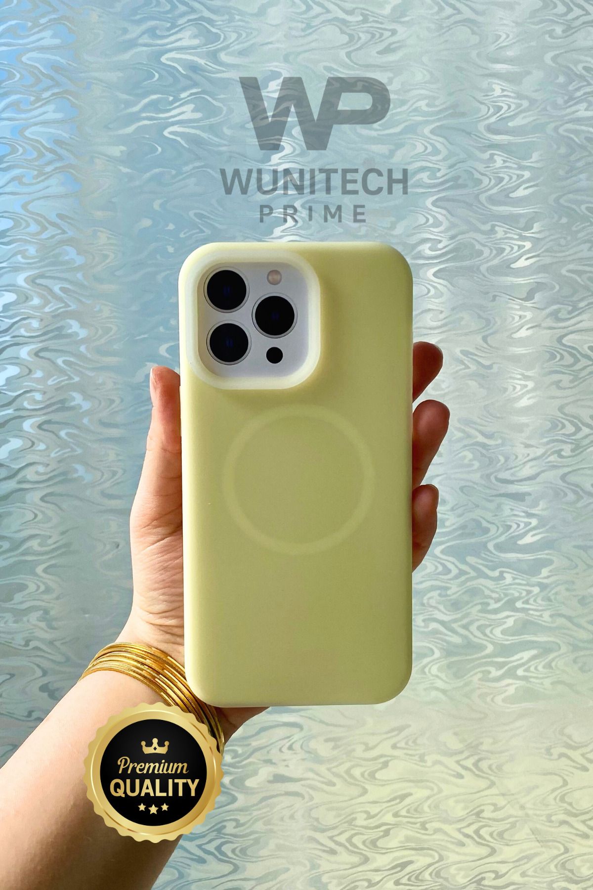 WUNİT Iphone 14 PRO Magsafe Uyumlu Soft Renkli Premium Kılıf