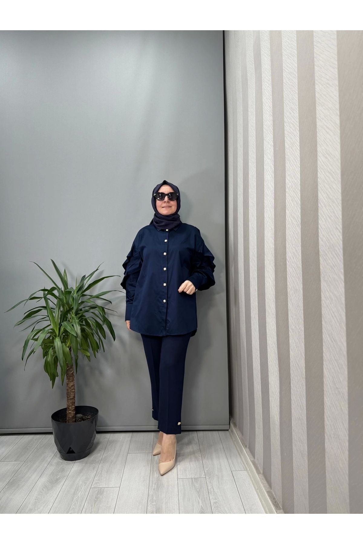 Ghisa Tunik Lacivert 25YGSTNK4986